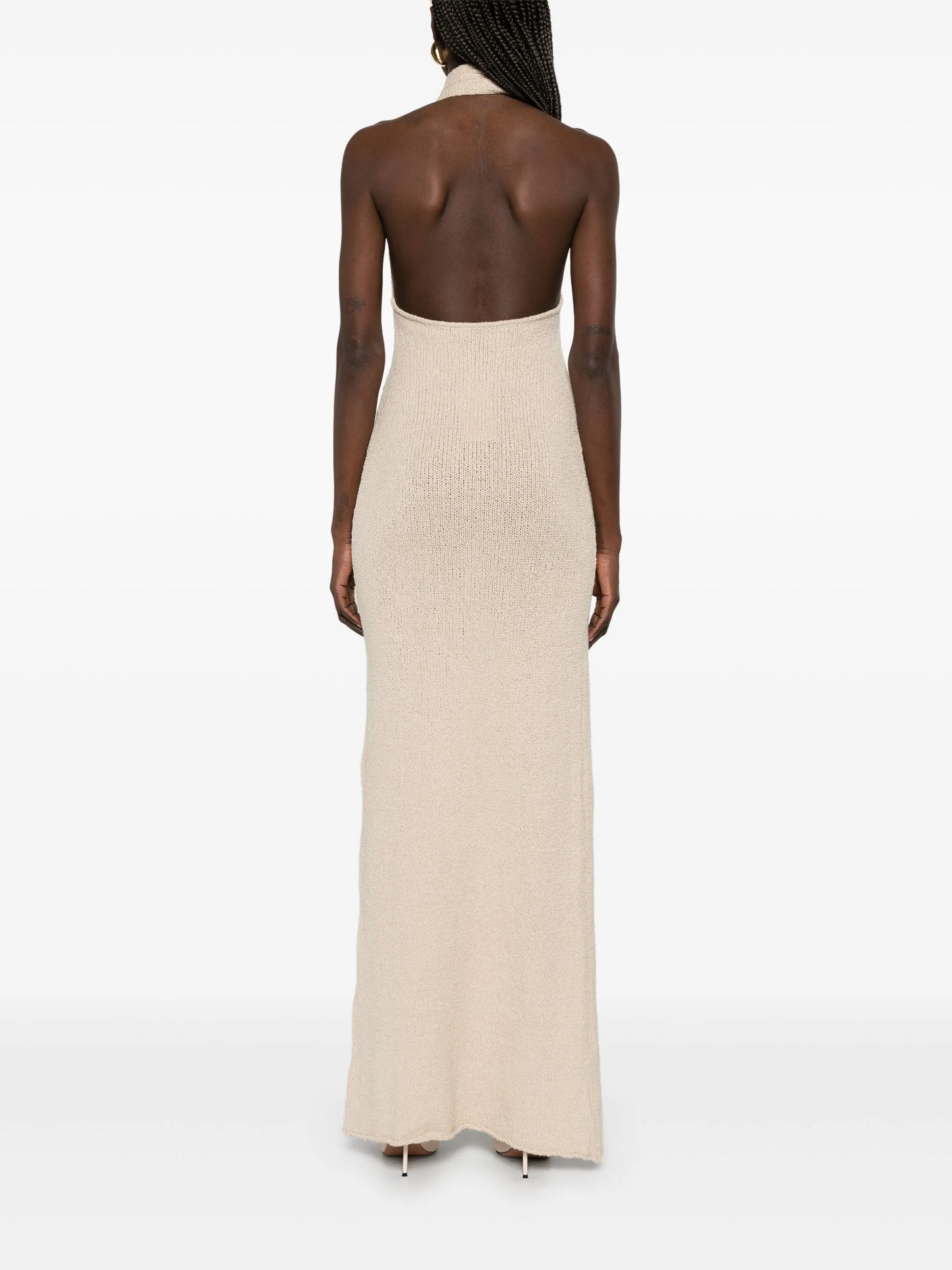 knitted midi dress