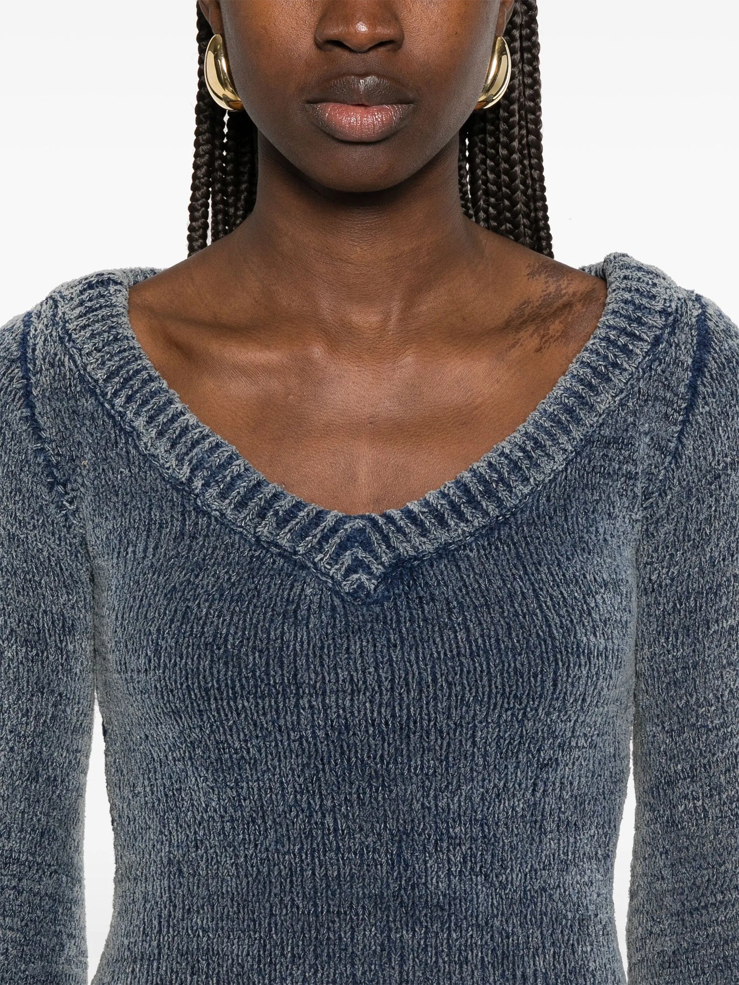 knitted mini dress