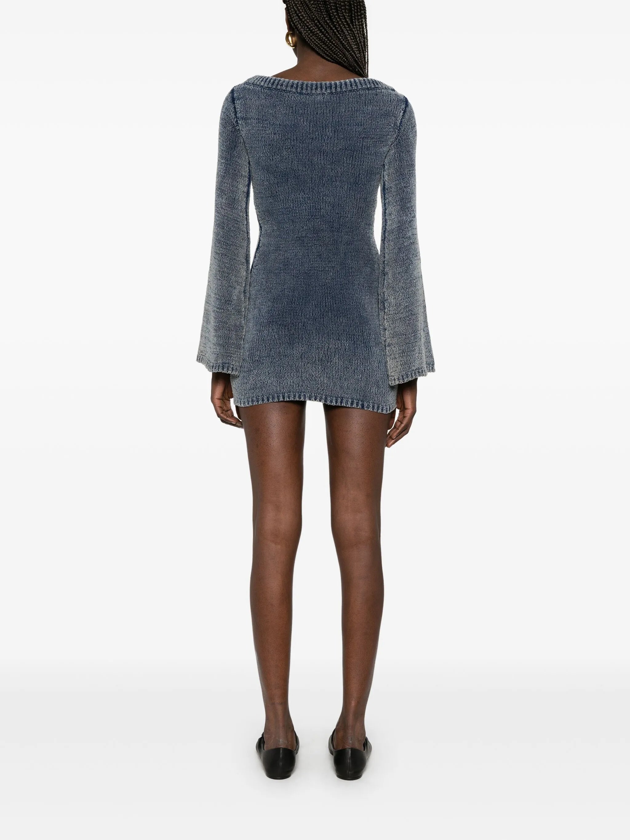 knitted mini dress