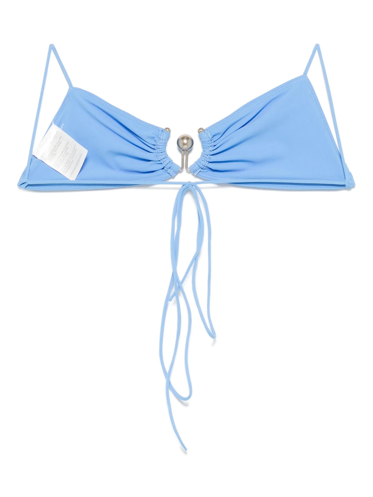 ruched orbit bikini top