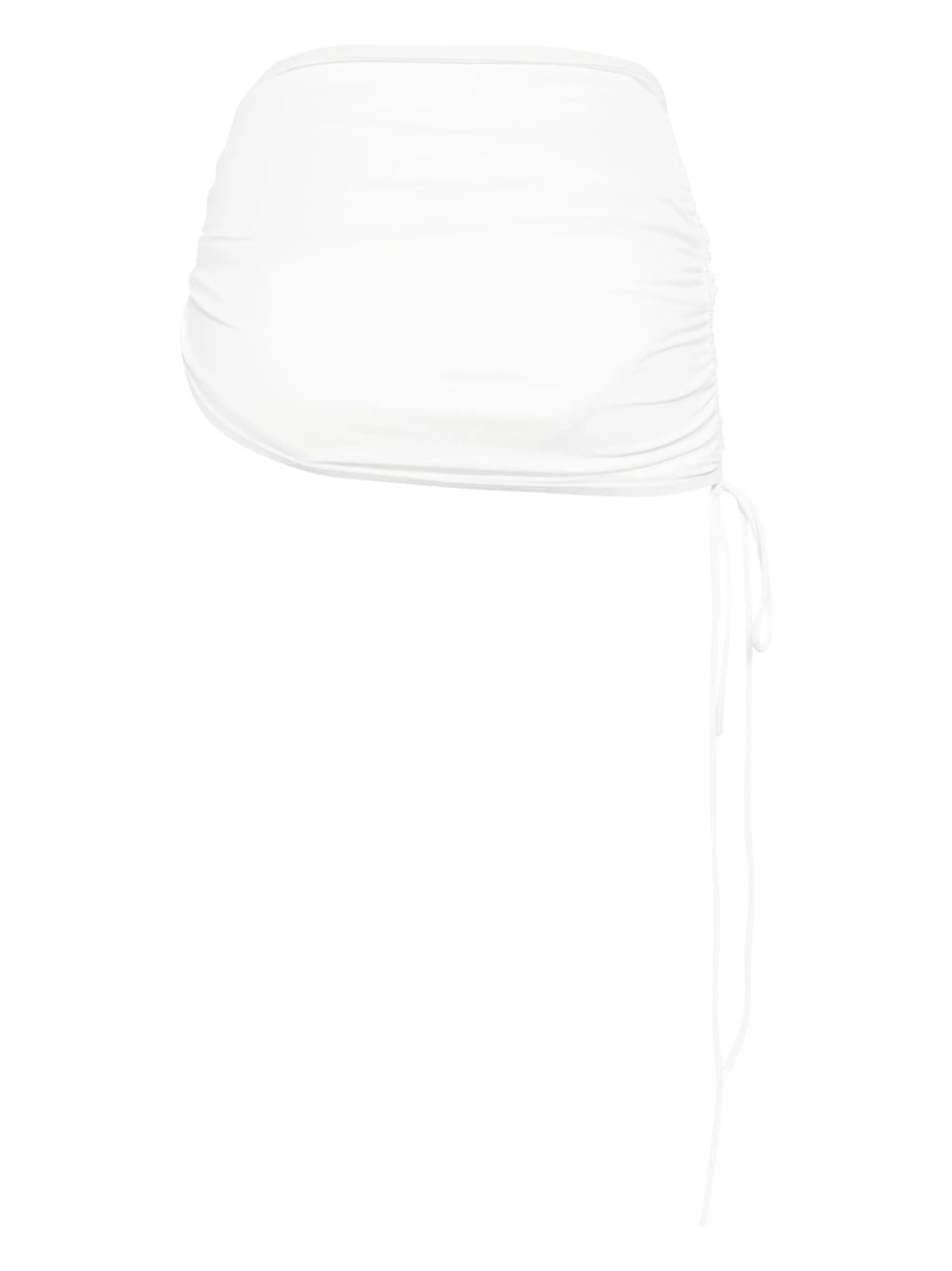ruched orbit bikini skirt