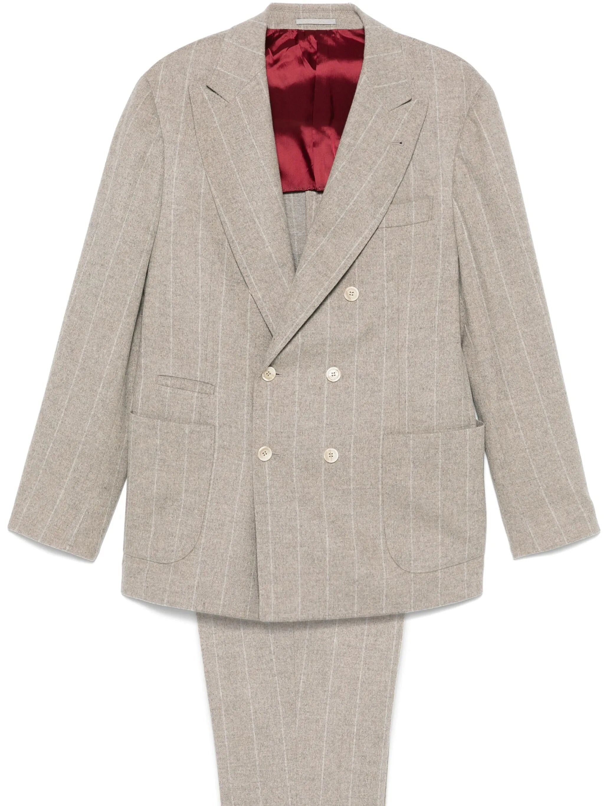 pinstriped suit