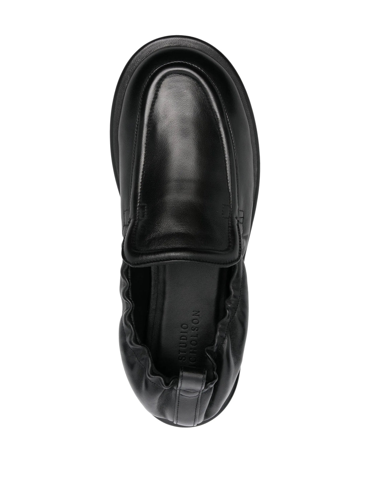 Donovan elasticated round-toe loafers