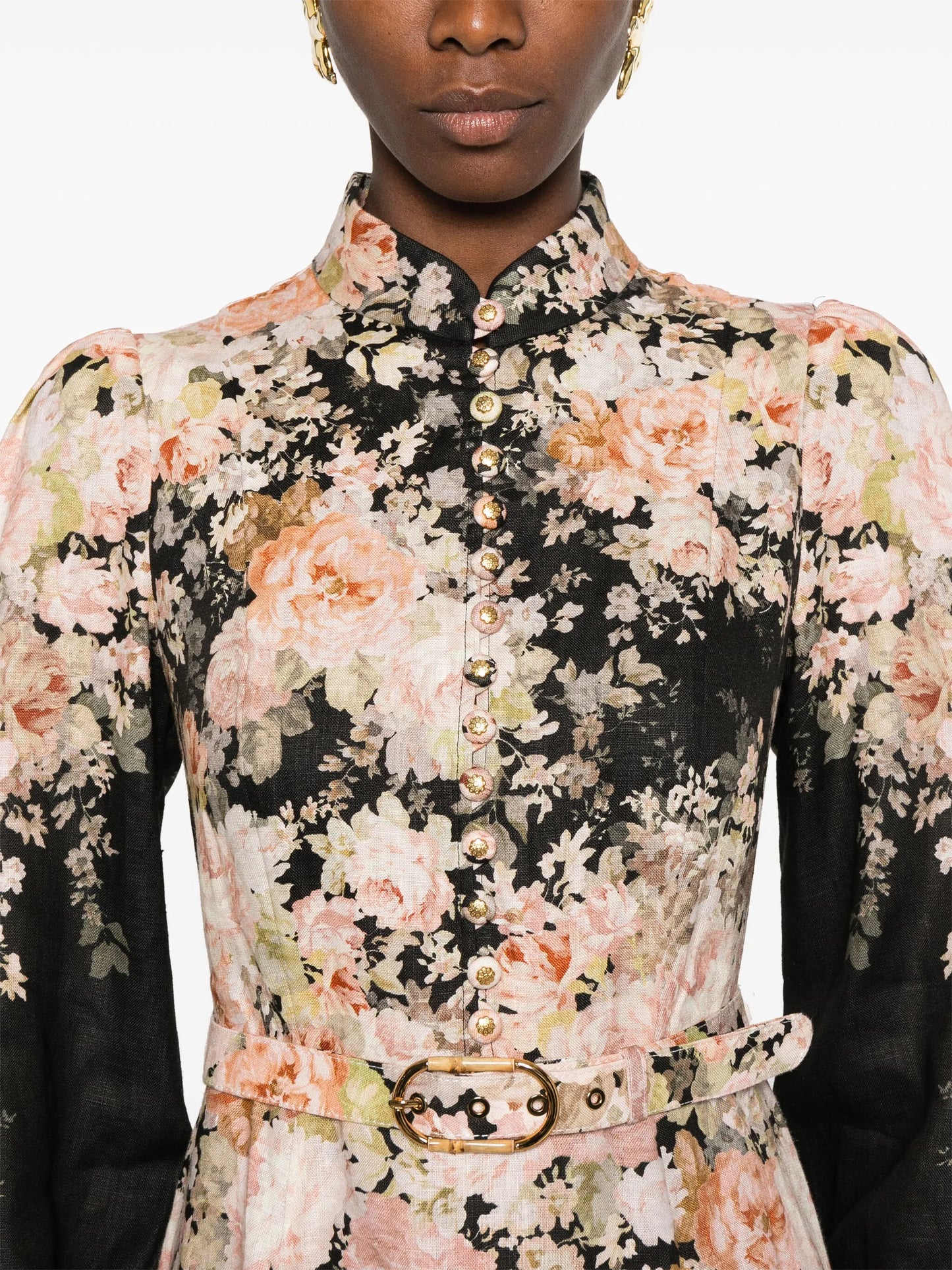 Illustration midi dress