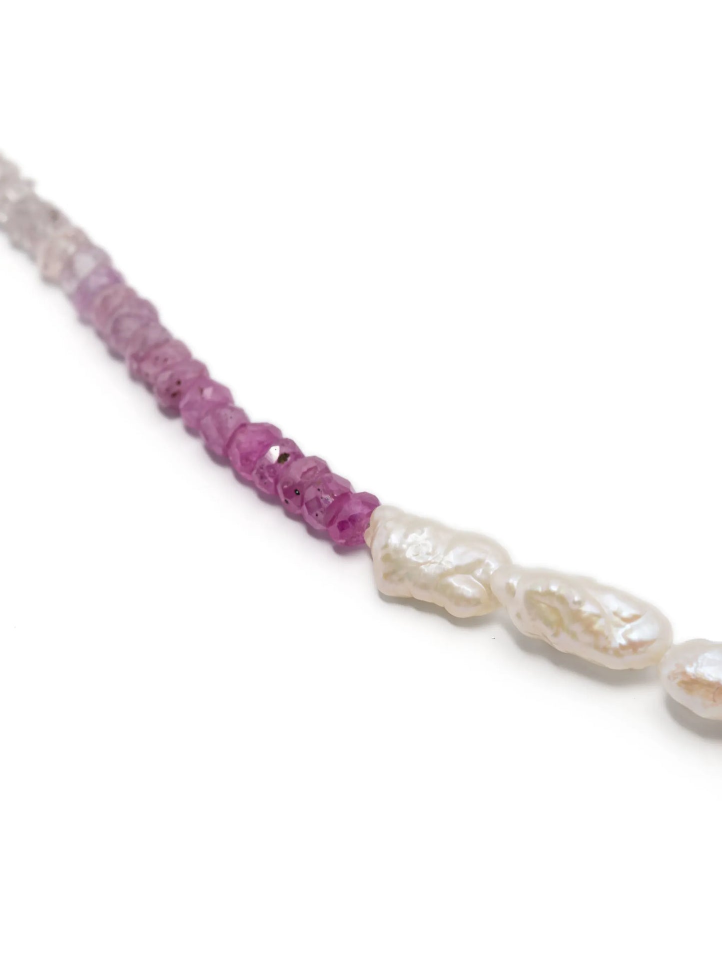 9kt yellow gold Can´t Decide sapphire and pearl necklace