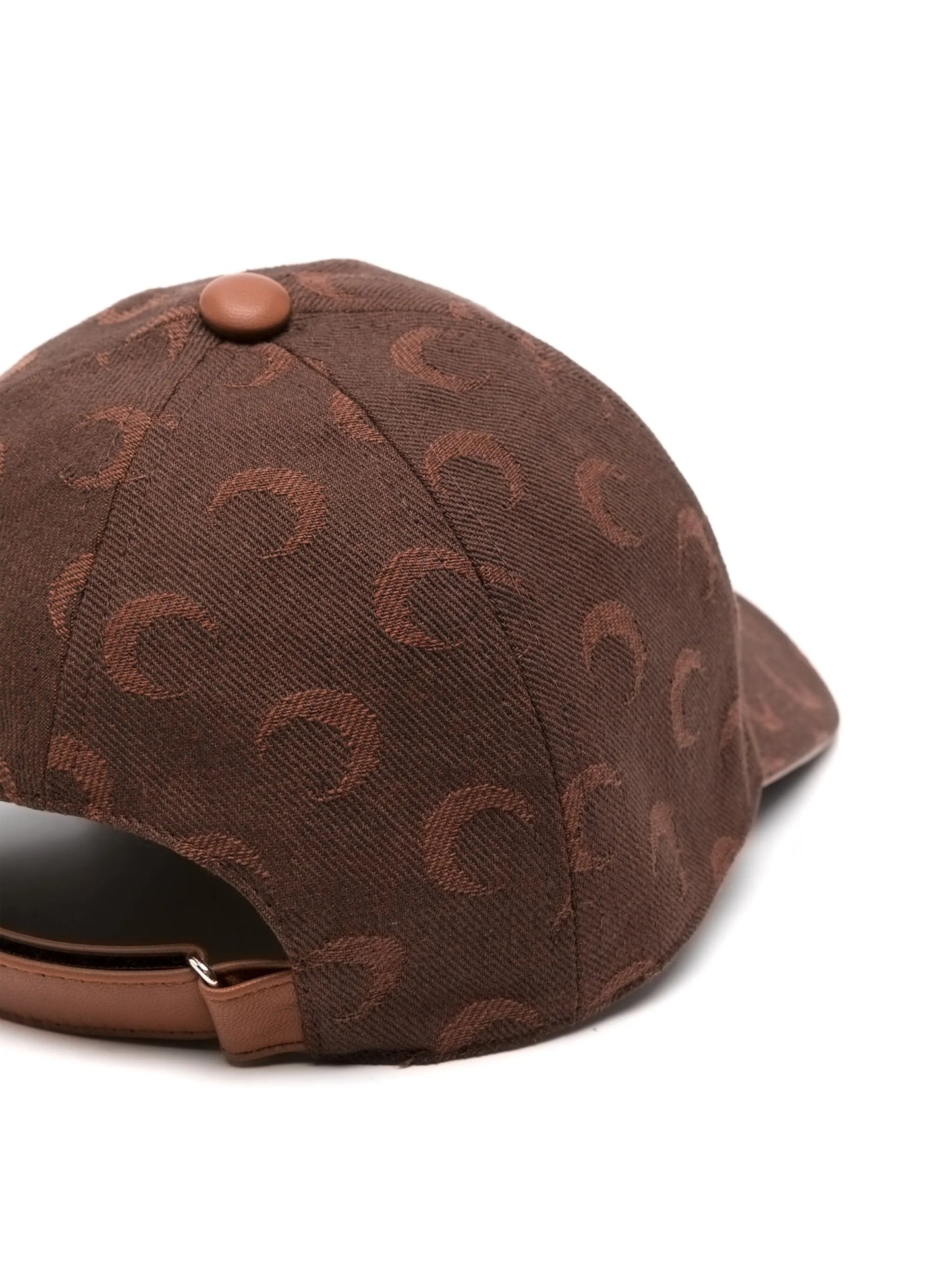 moon-jacquard twill baseball cap