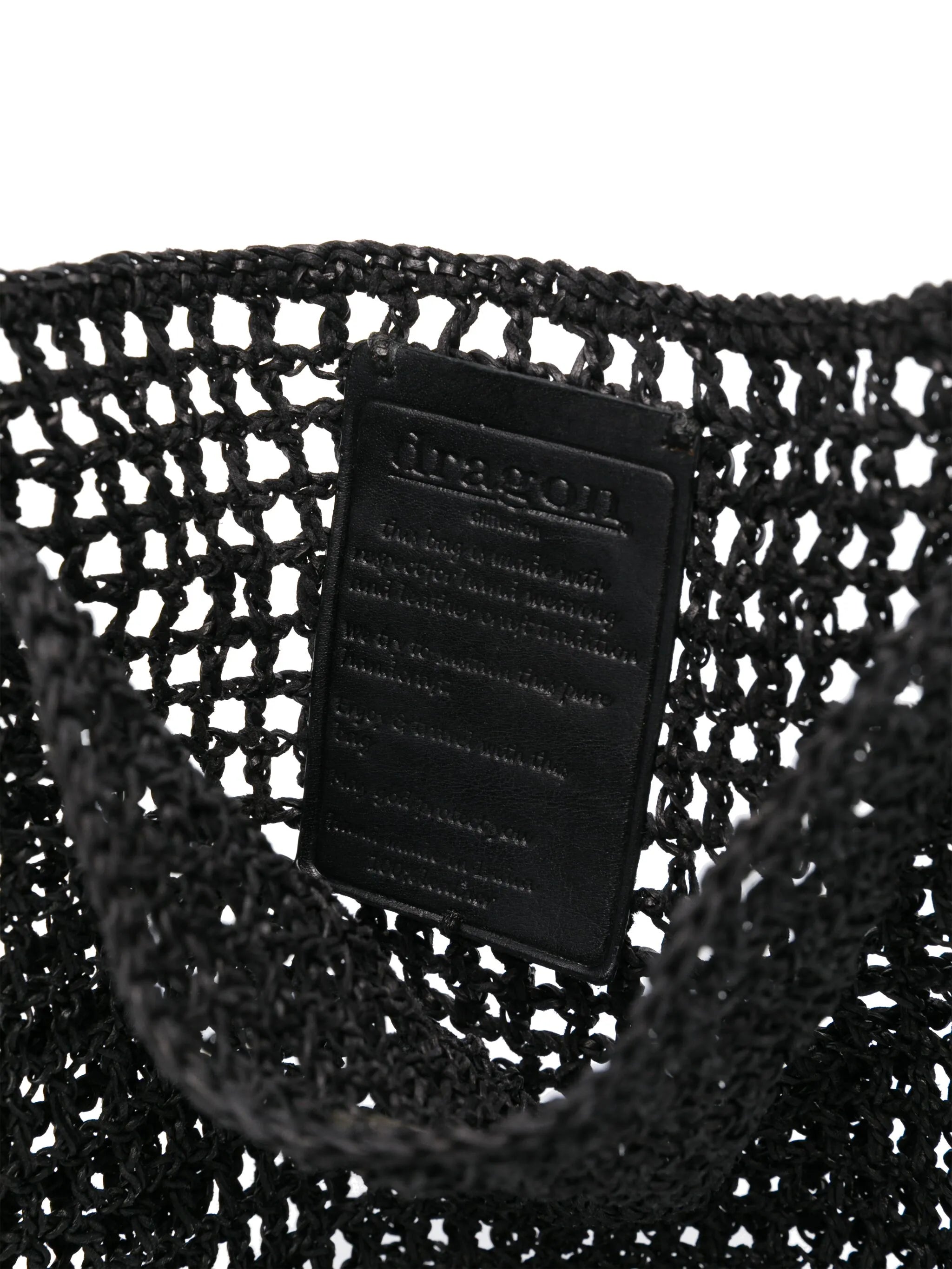 knitted shoulder bag
