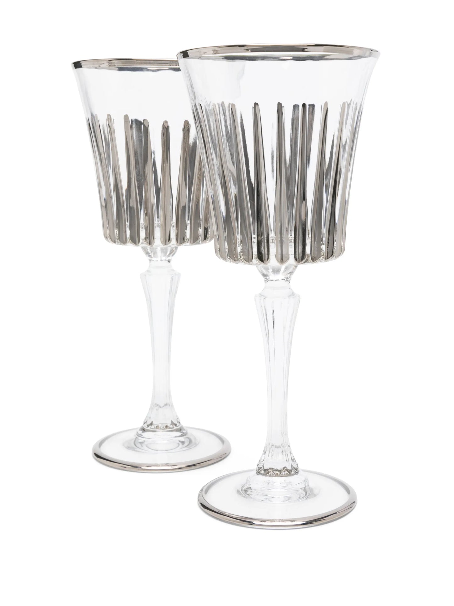 Platinum wine glasses set (set of four)