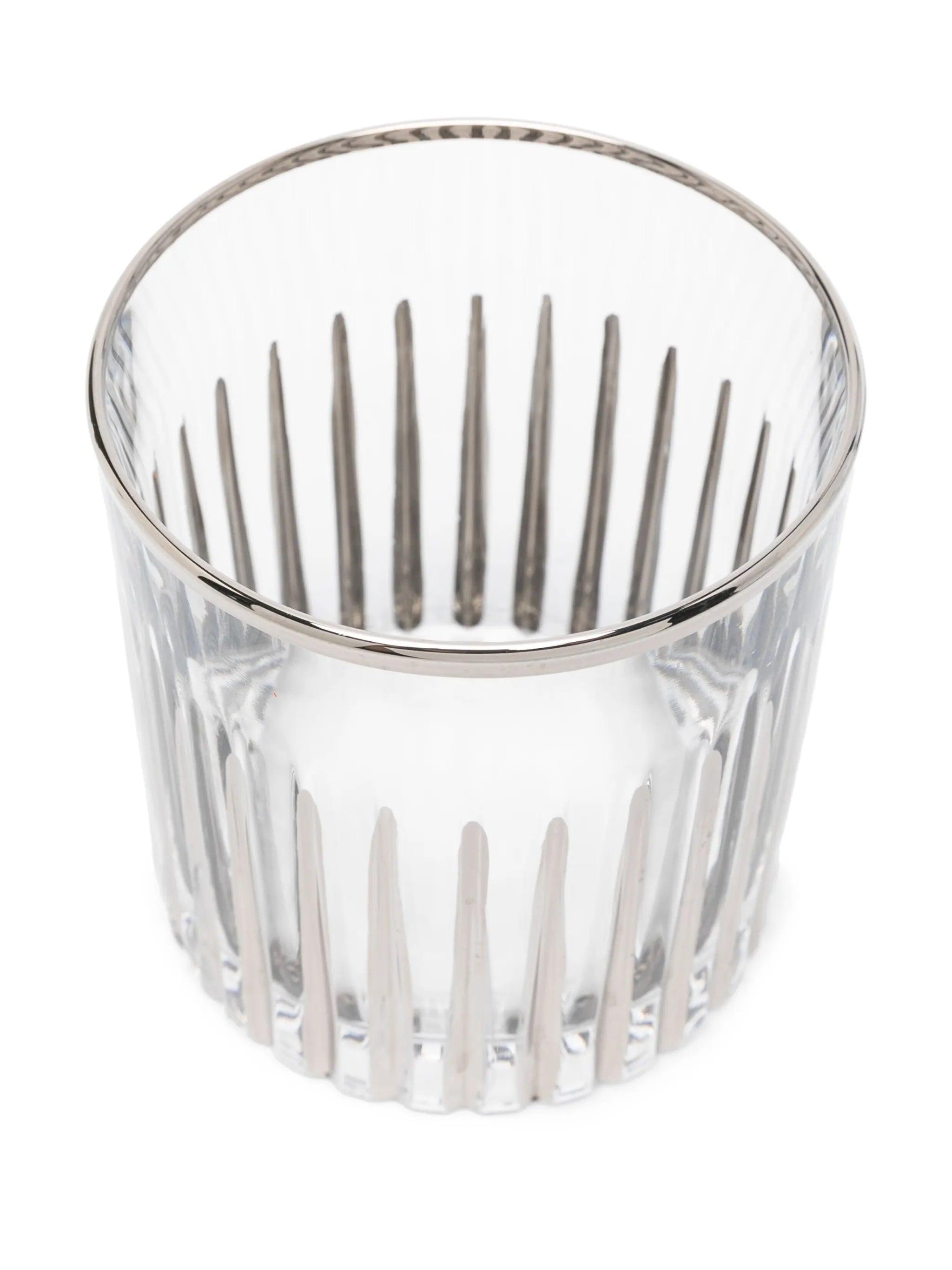 Platinum glass tumblers set (set of four)