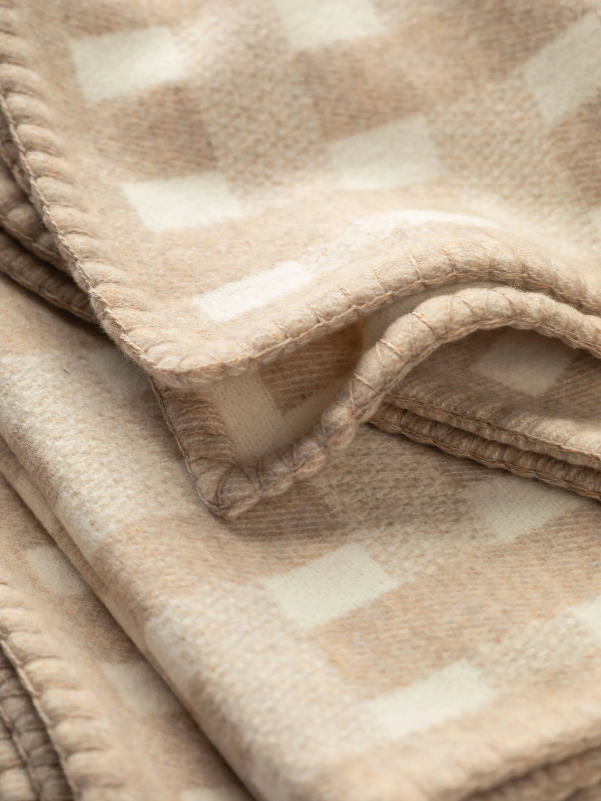 stitched basketweave throw
