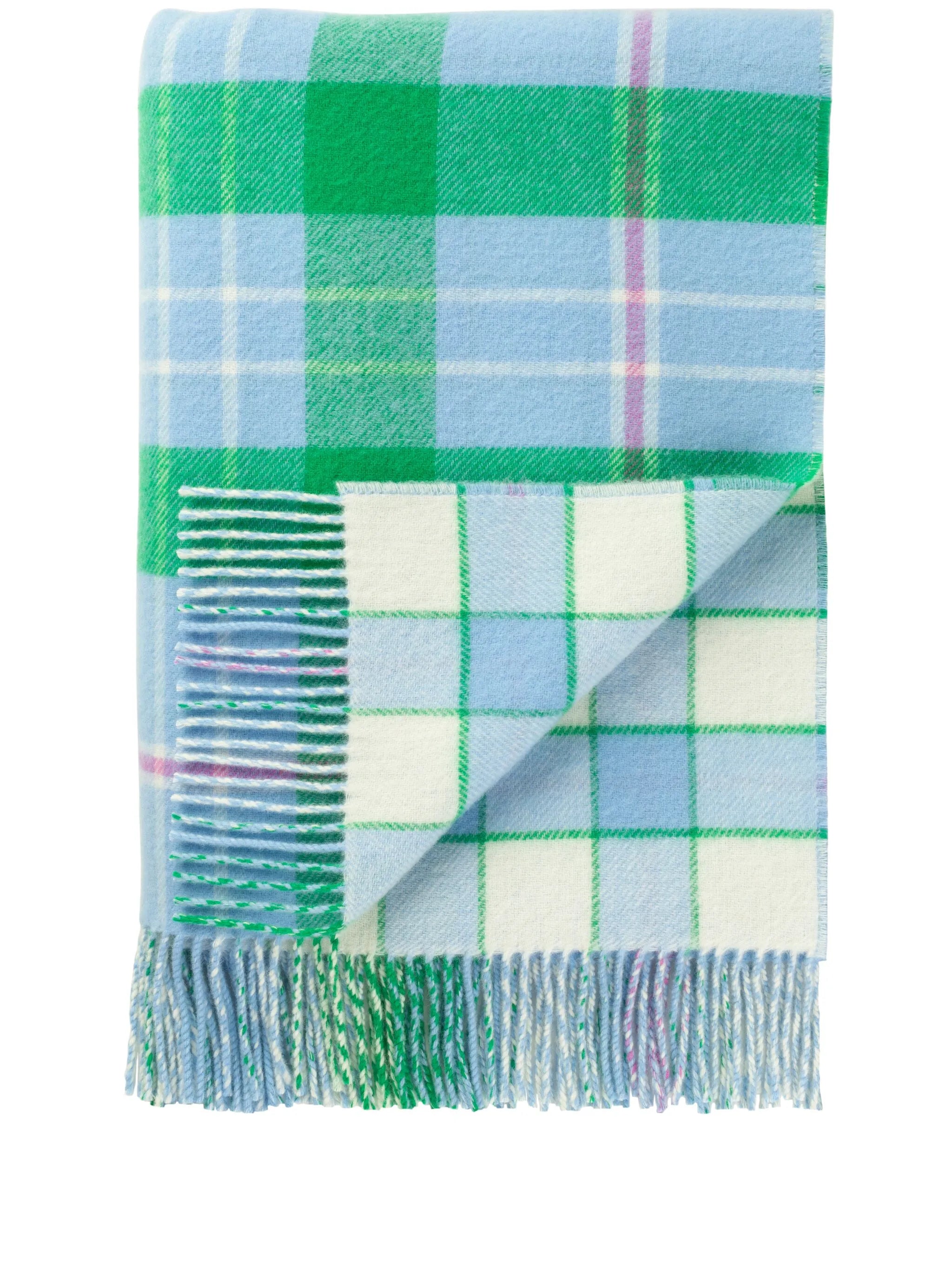 double-face lambswool throw