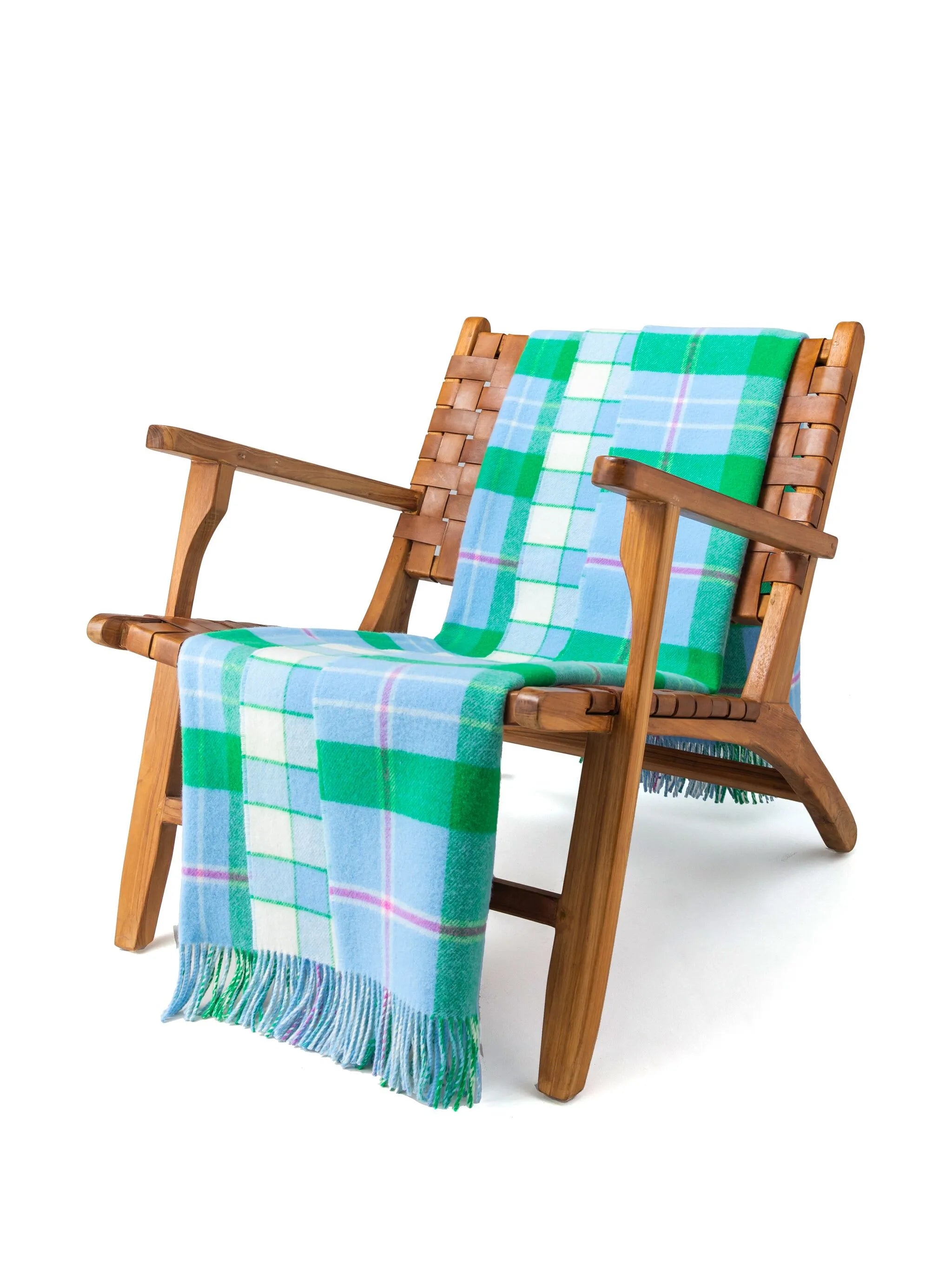 double-face lambswool throw