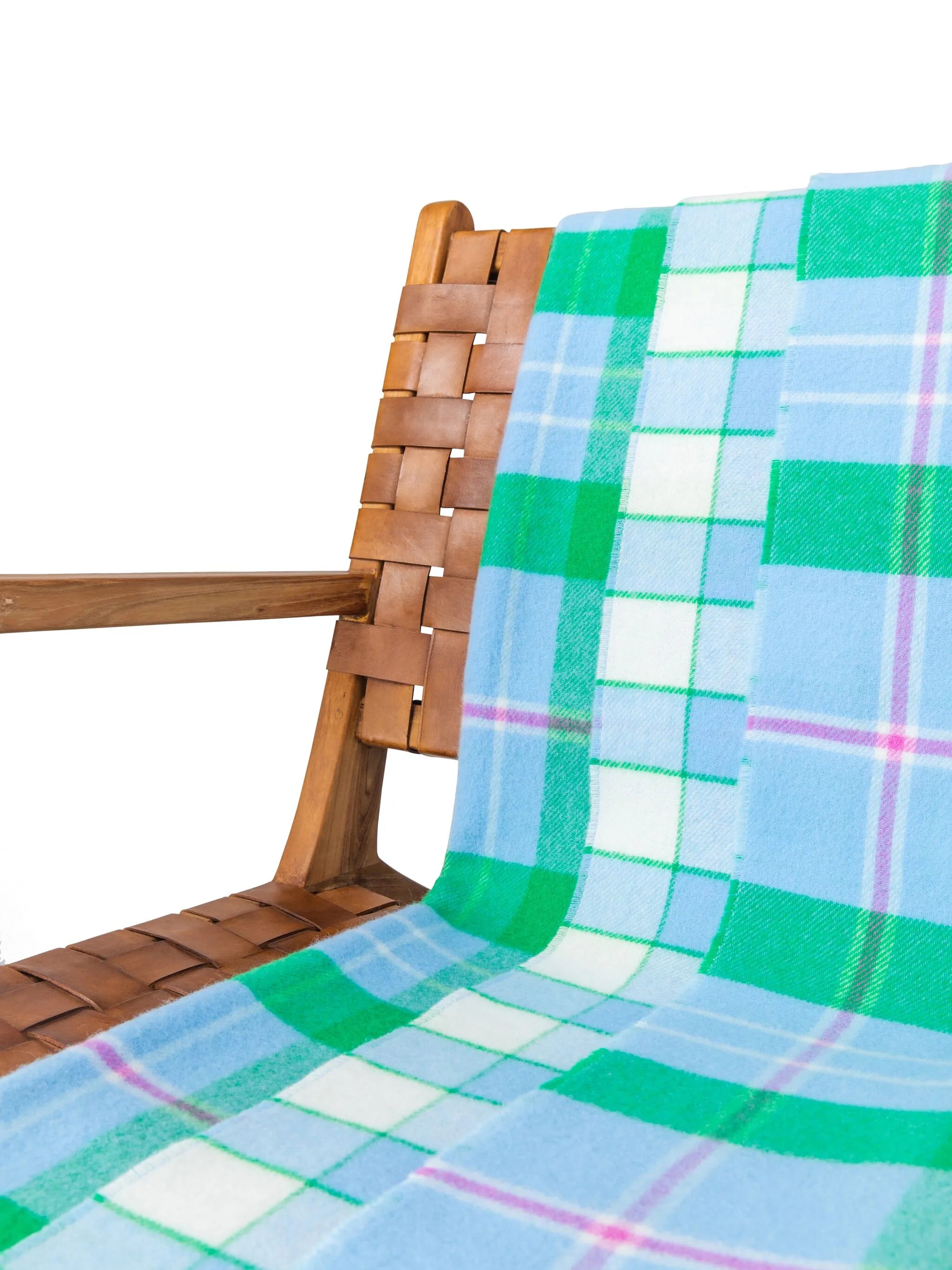 double-face lambswool throw