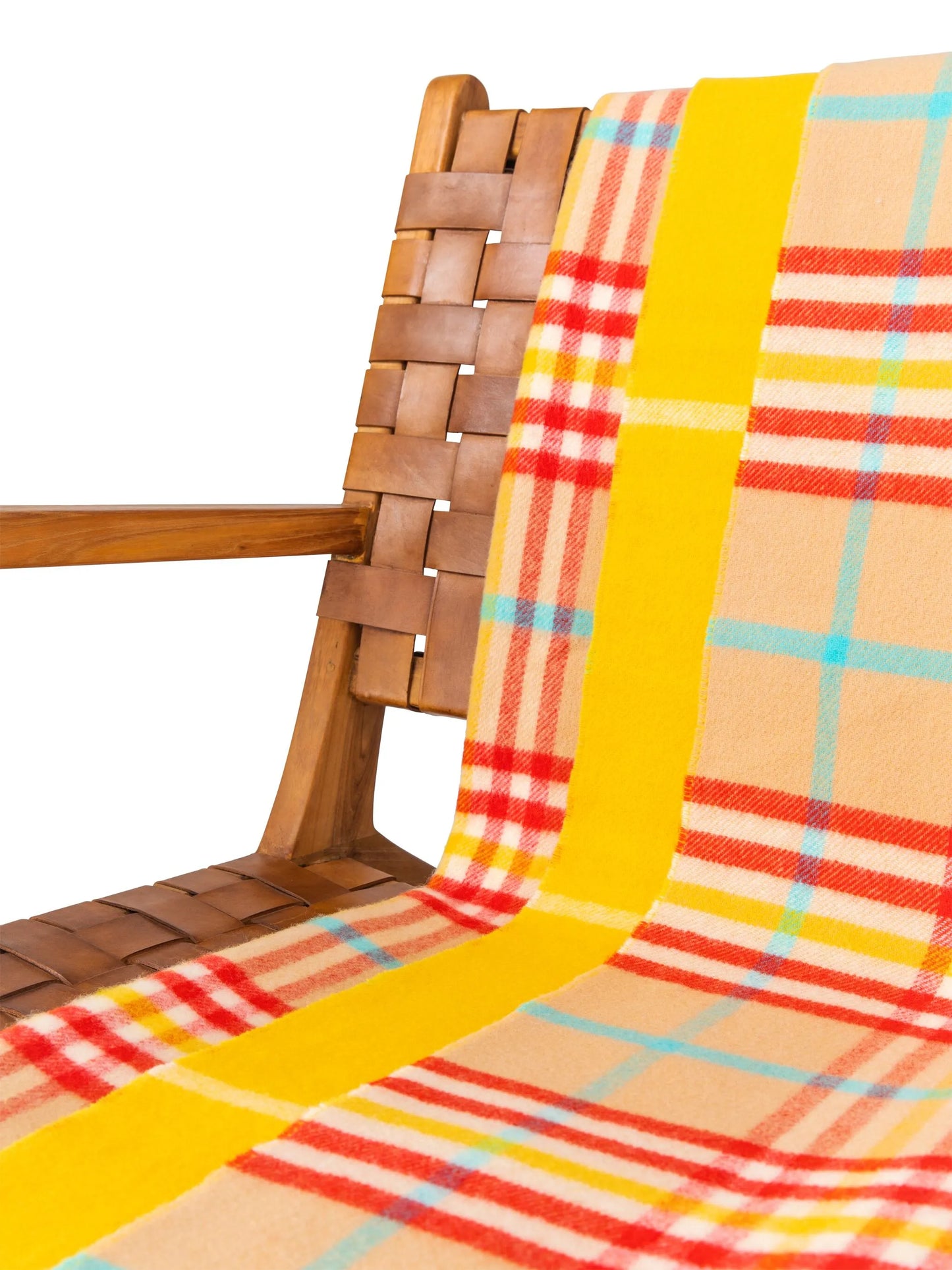 double-face lambswool throw