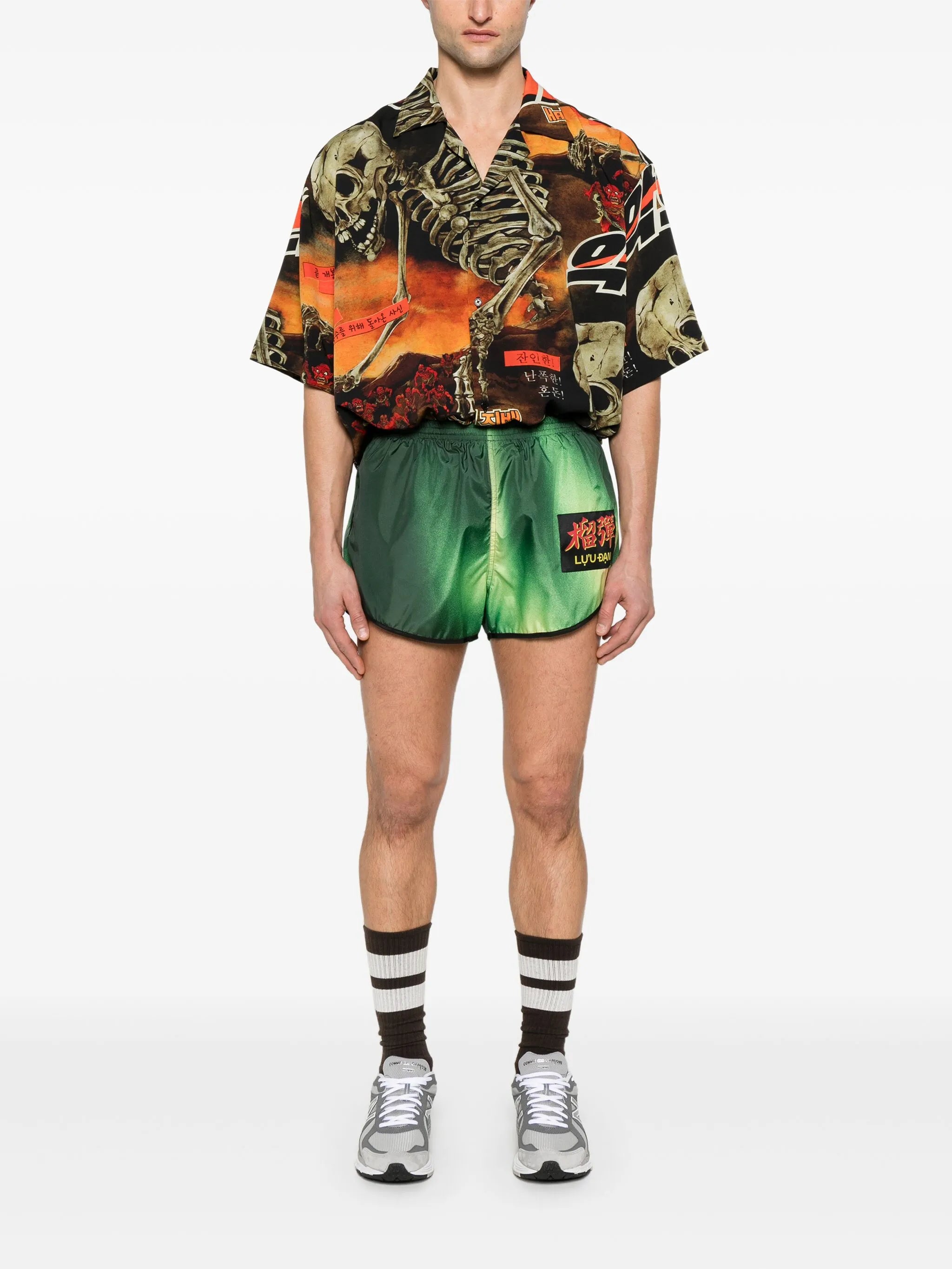 Retro running shorts