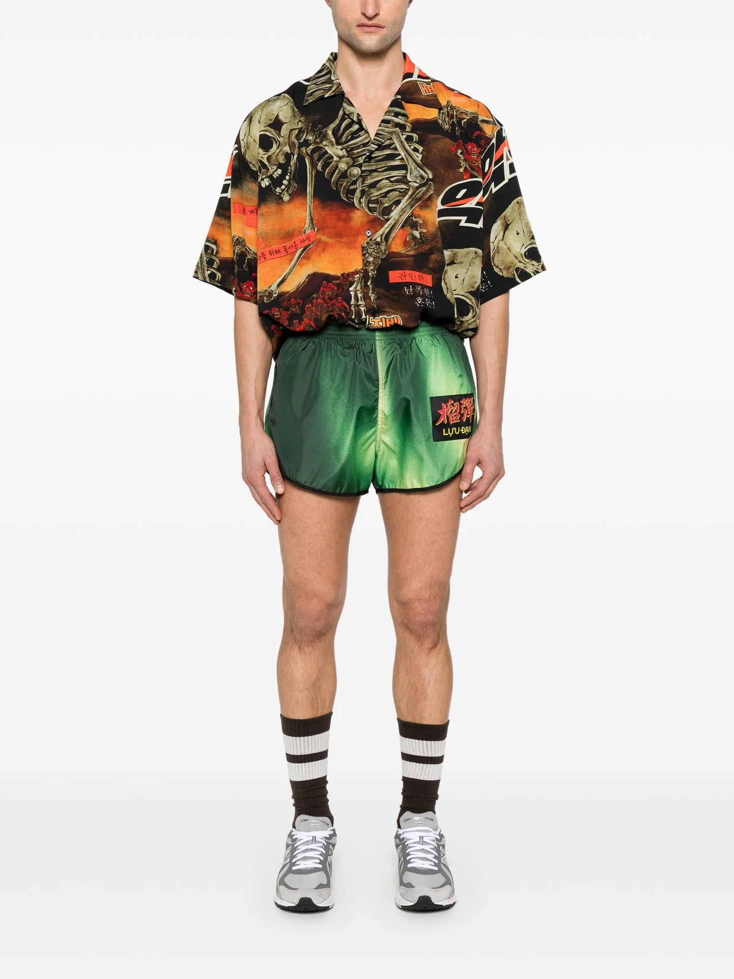 Retro running shorts