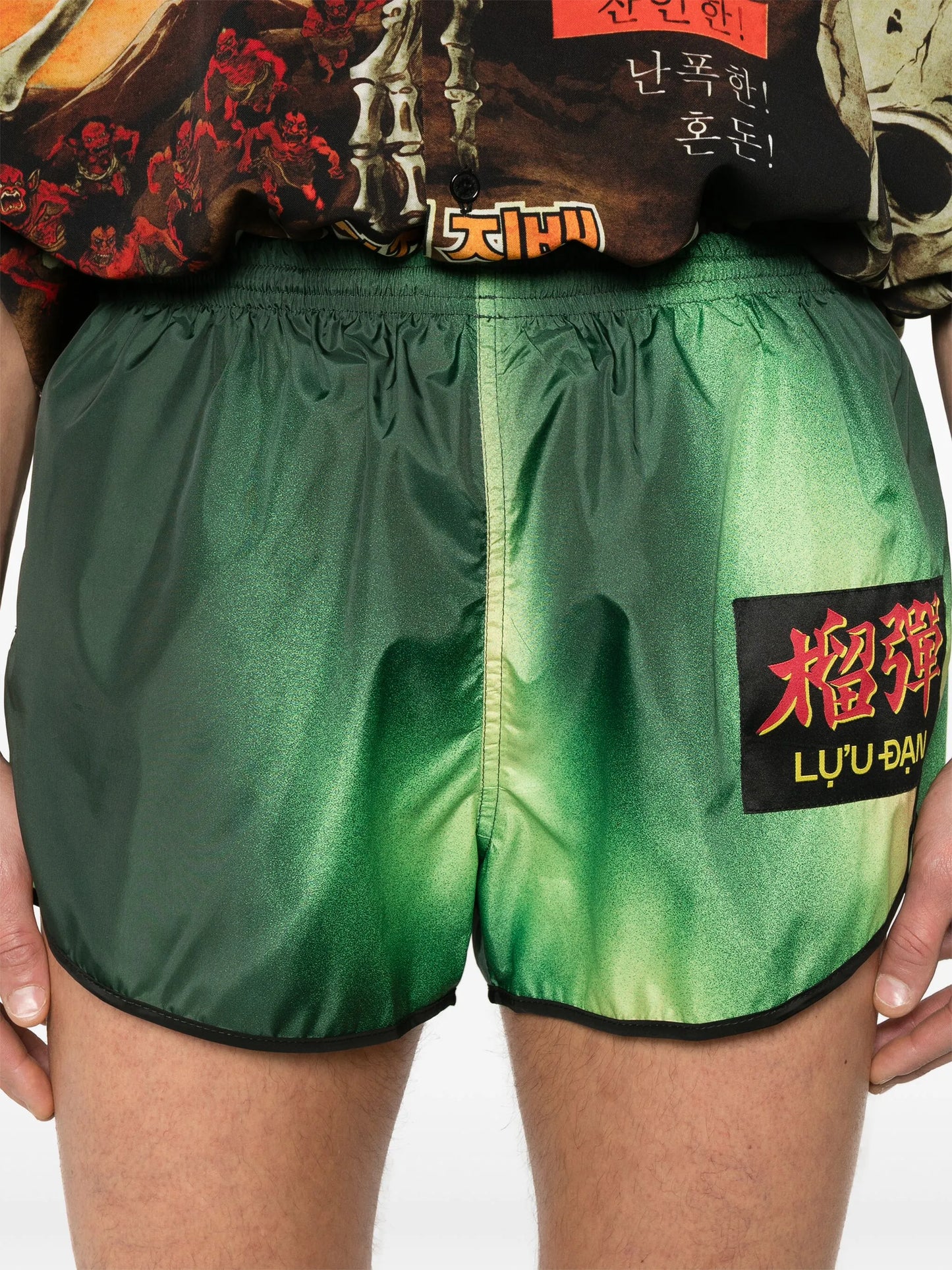 Retro running shorts