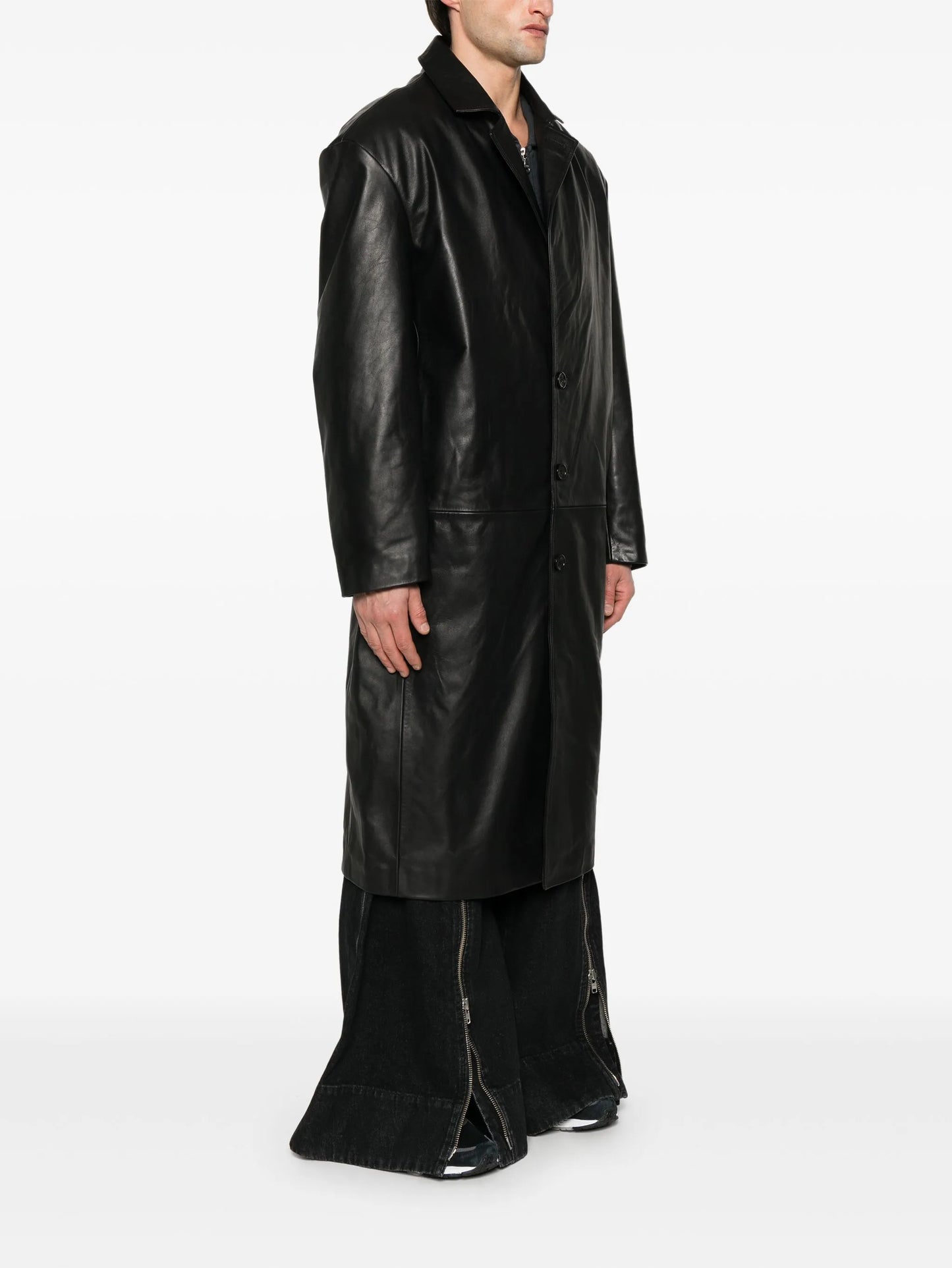 leather coat