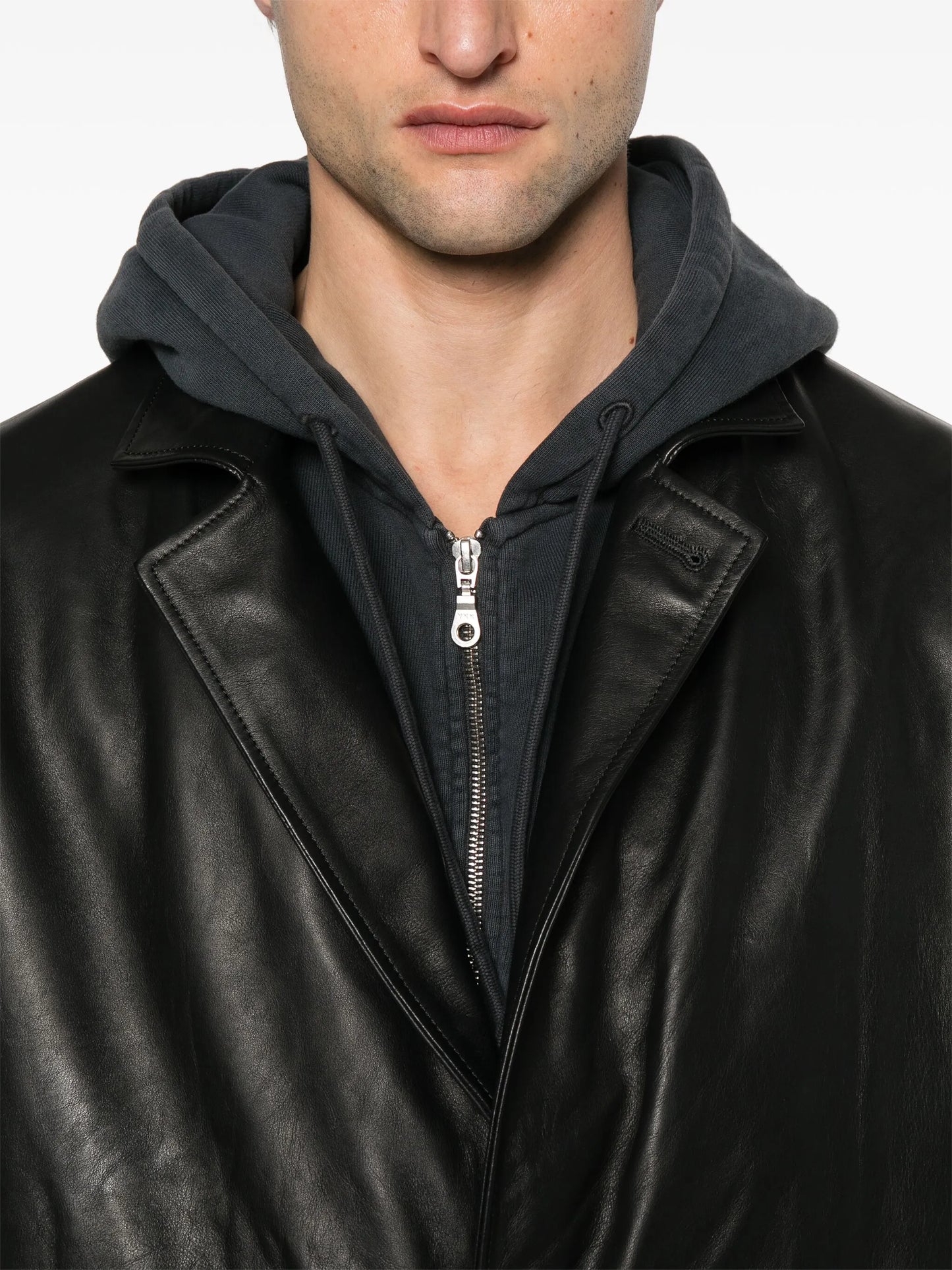 leather coat
