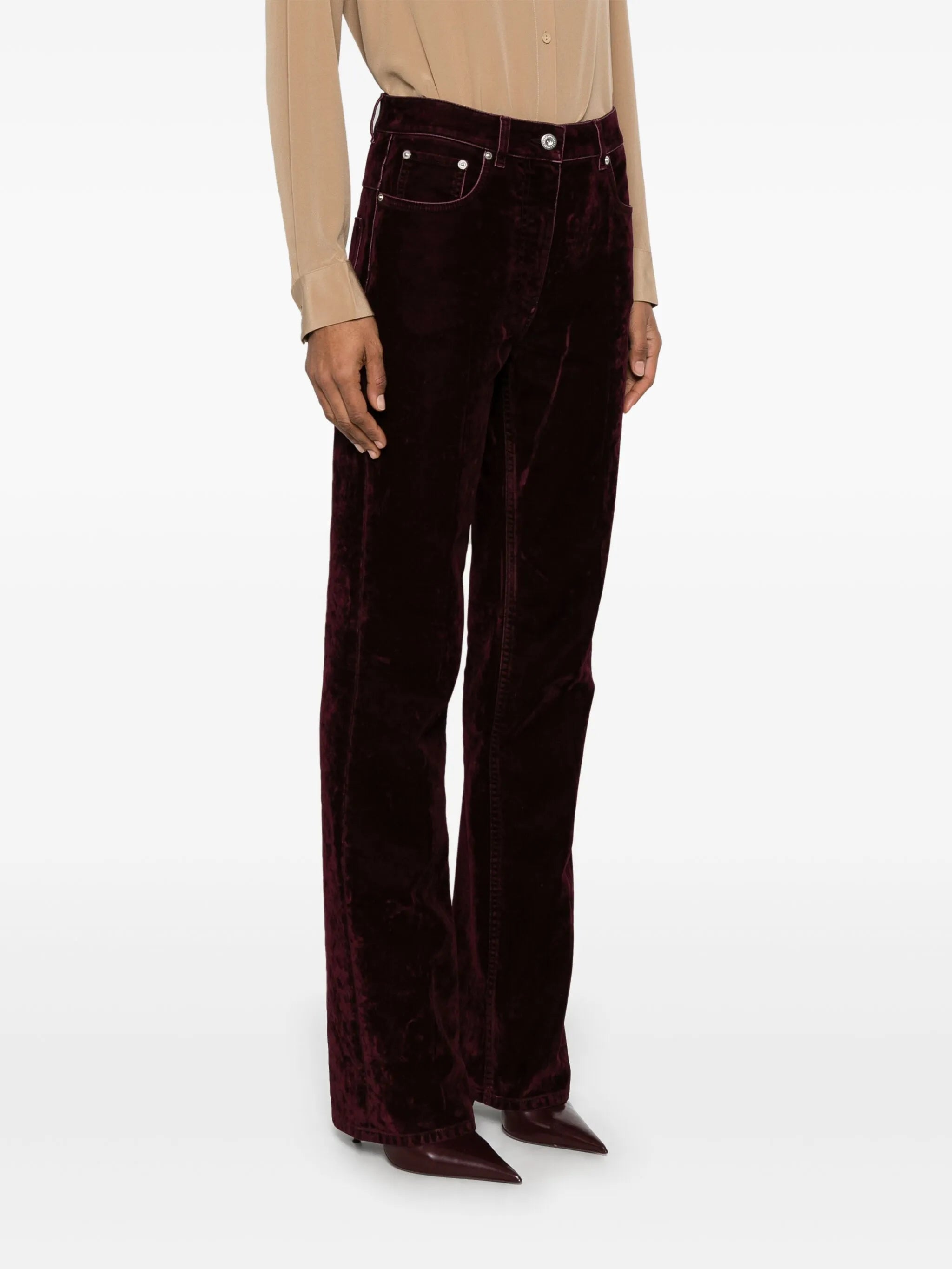 velvet trousers