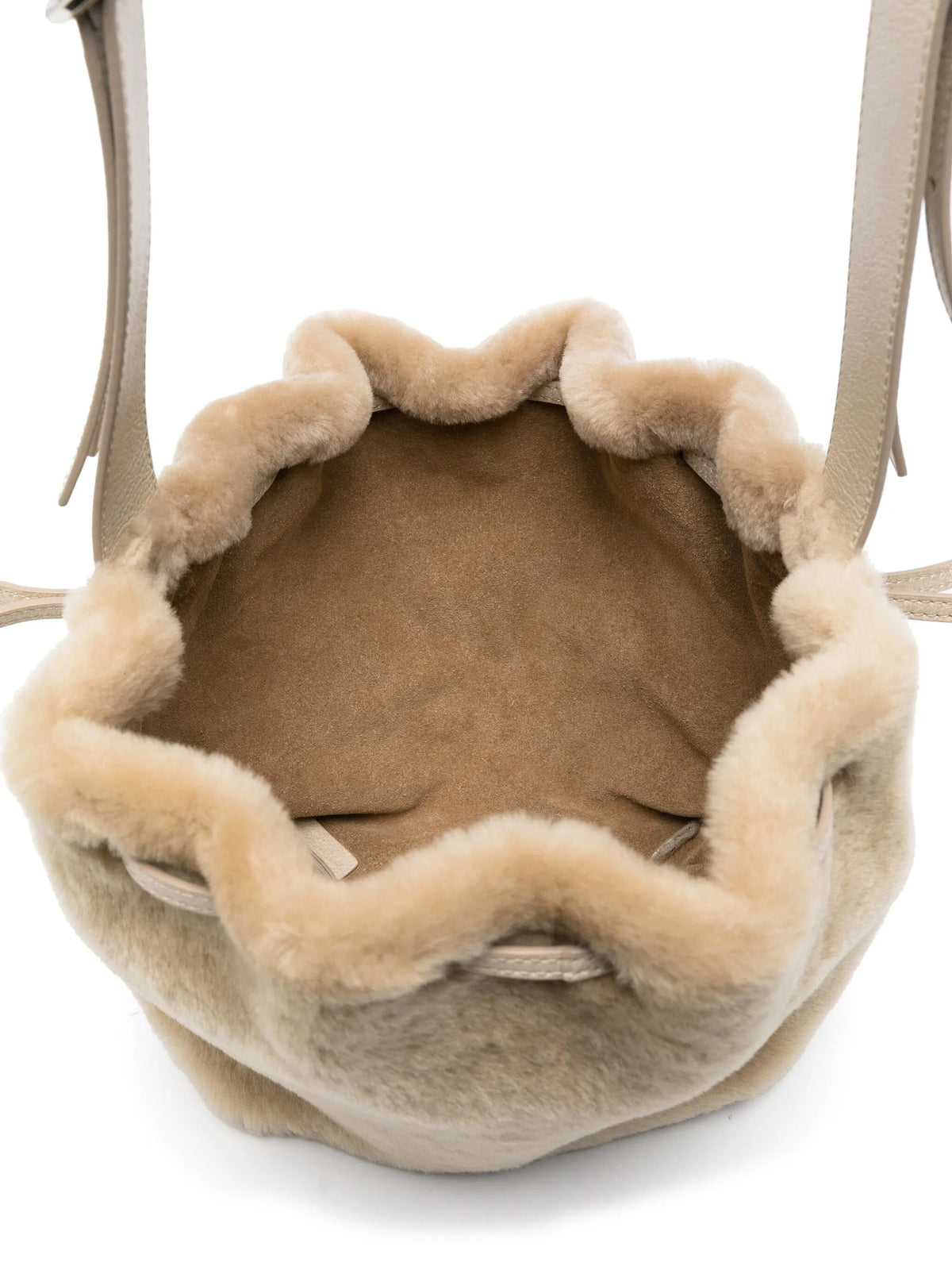 small Pumpkin bag in shearling