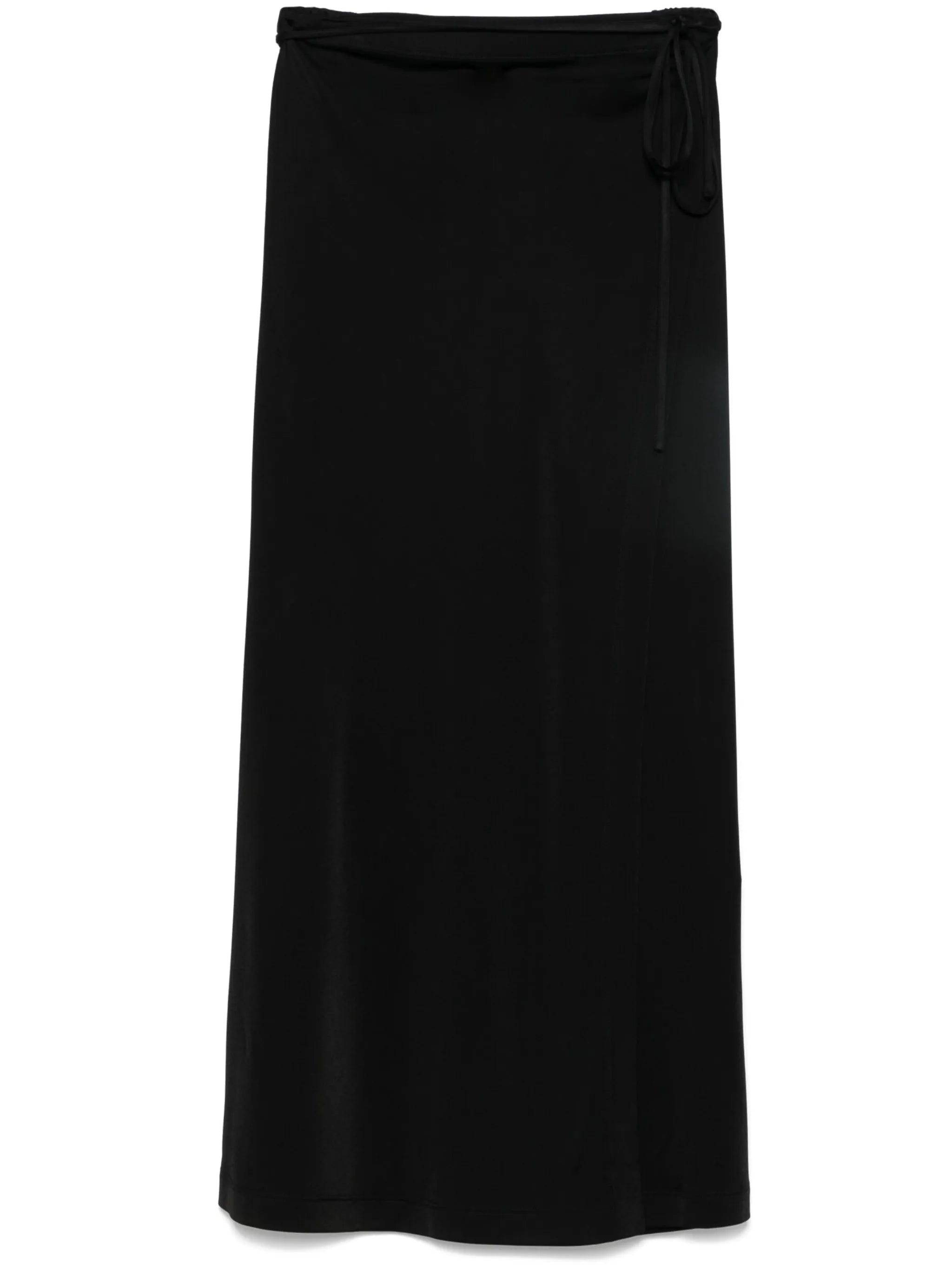 wrap maxi skirt