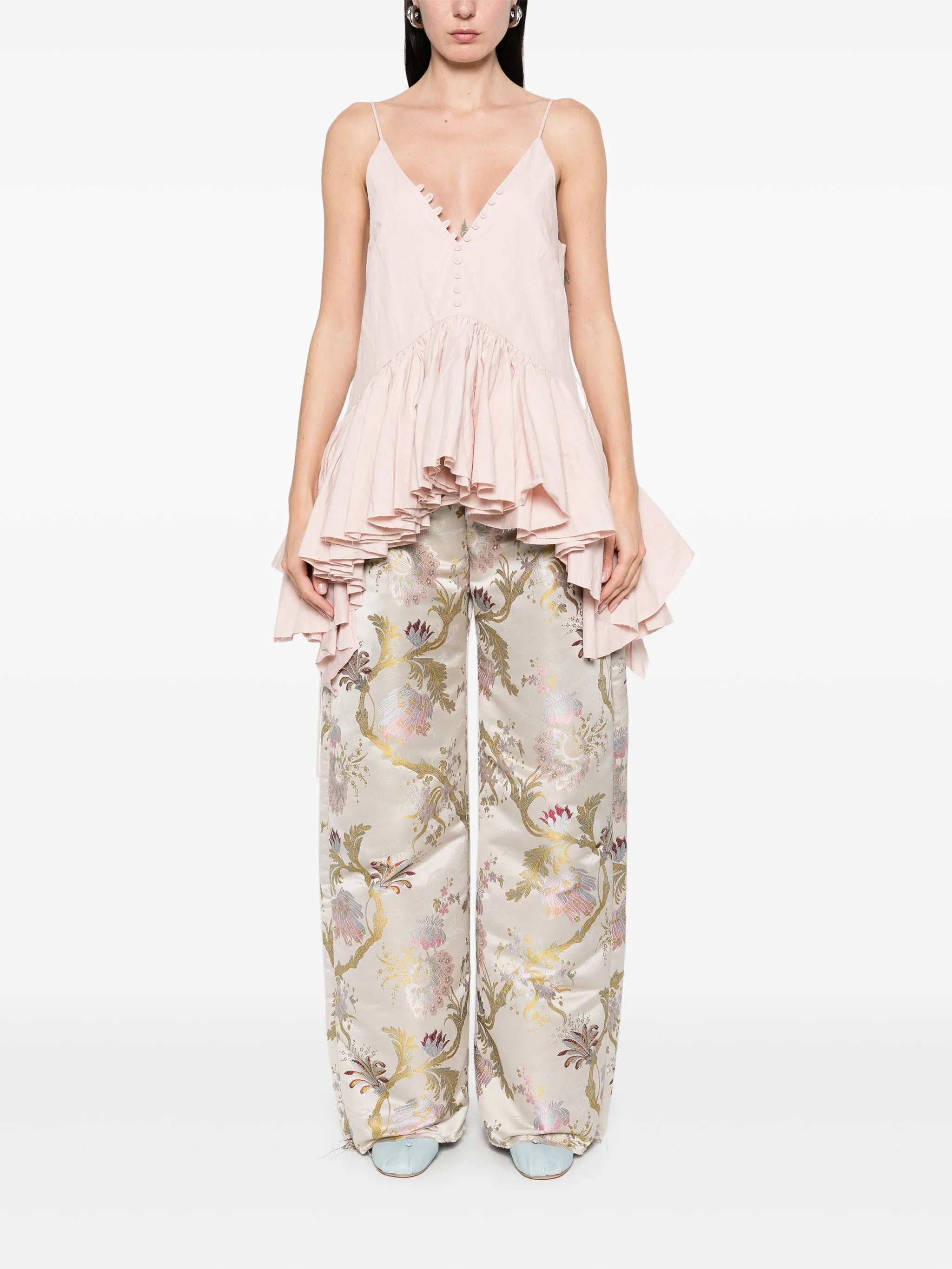frilled-peplum-hem top