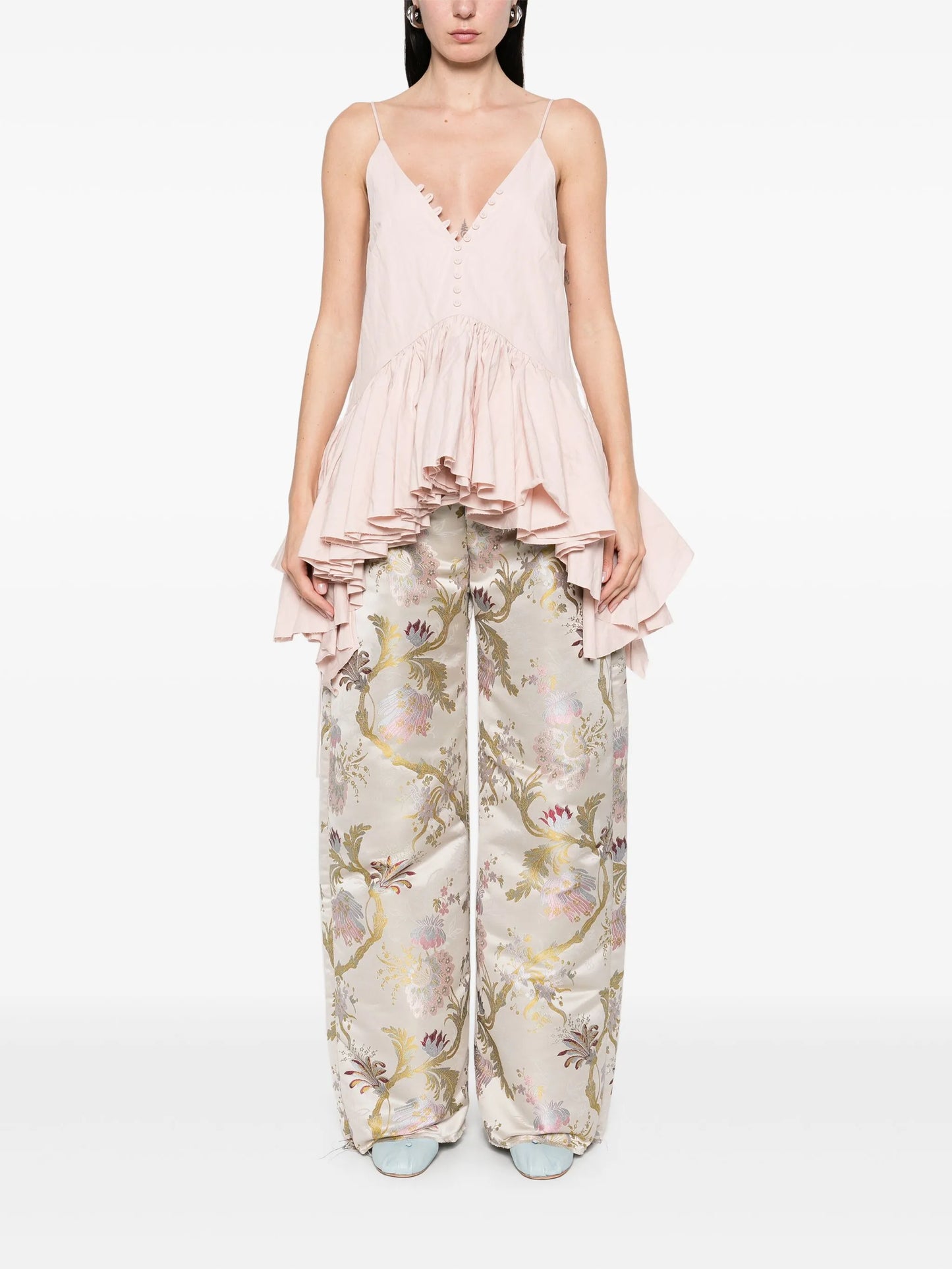 frilled-peplum-hem top