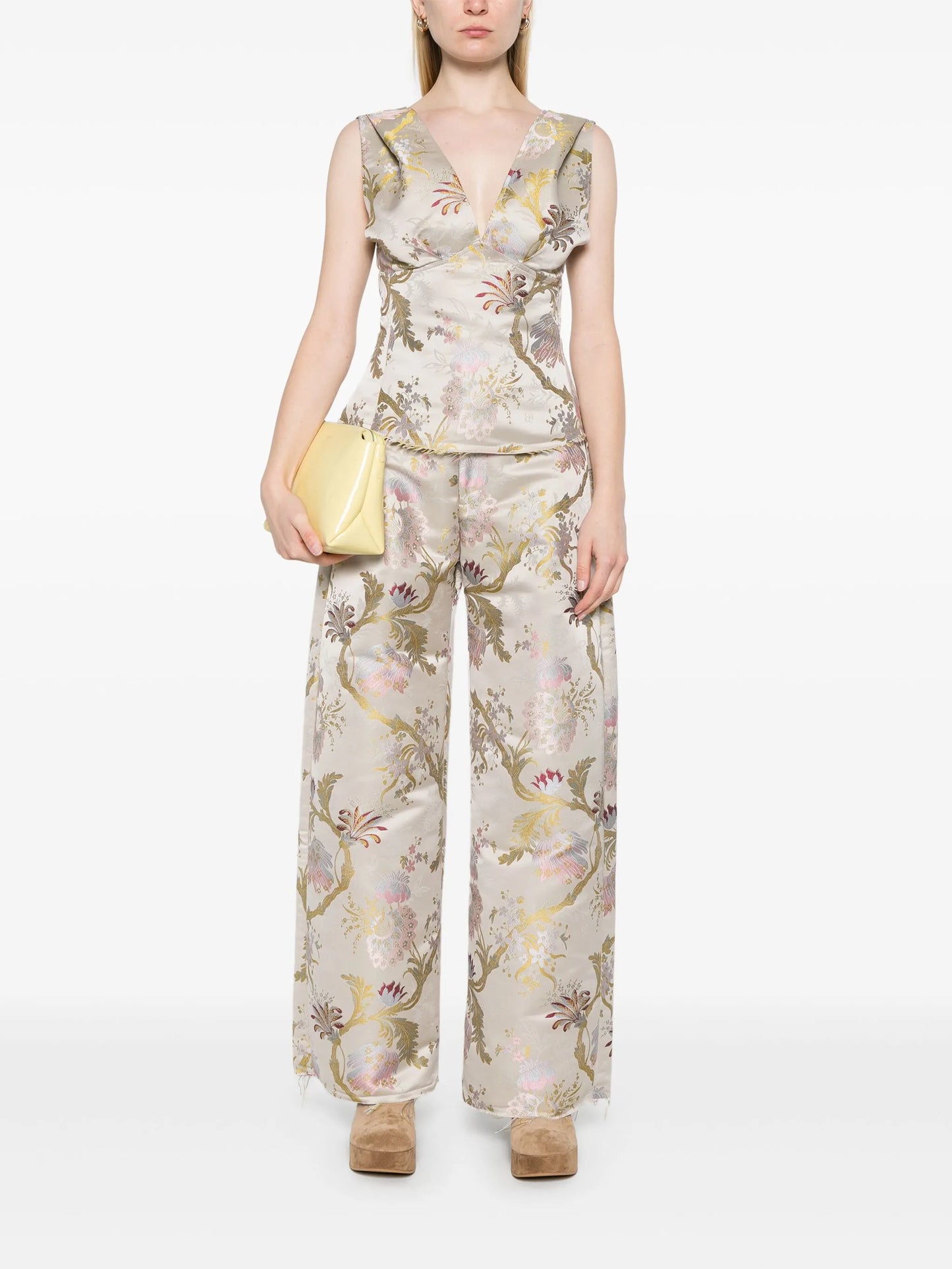 brocade-jacquard top