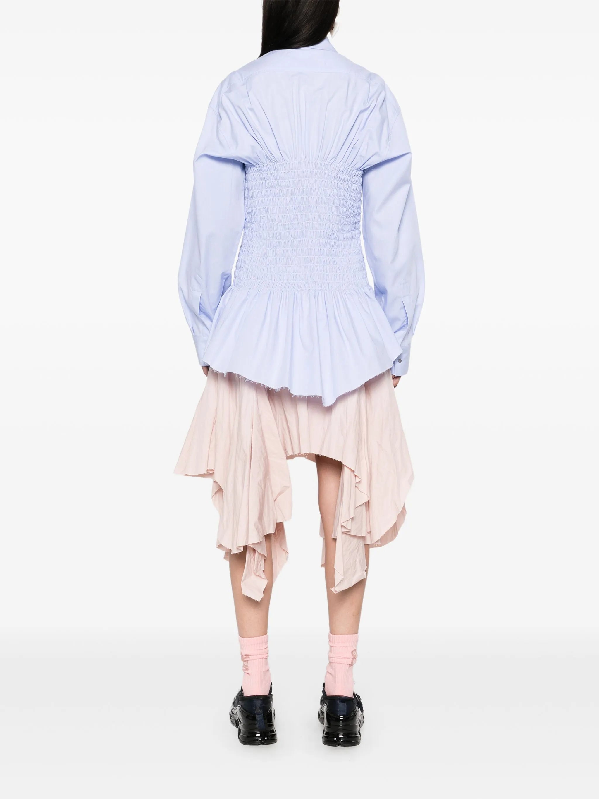 smocked shirt