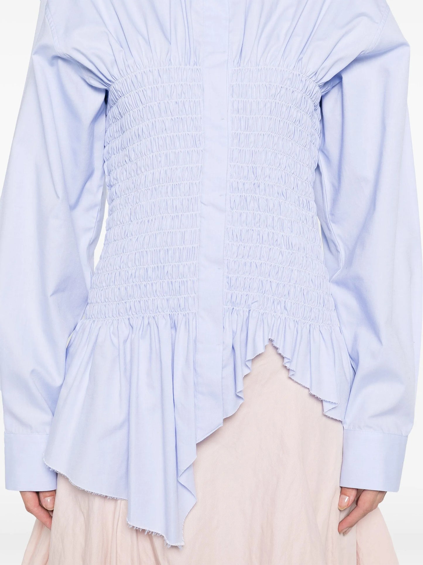 smocked shirt