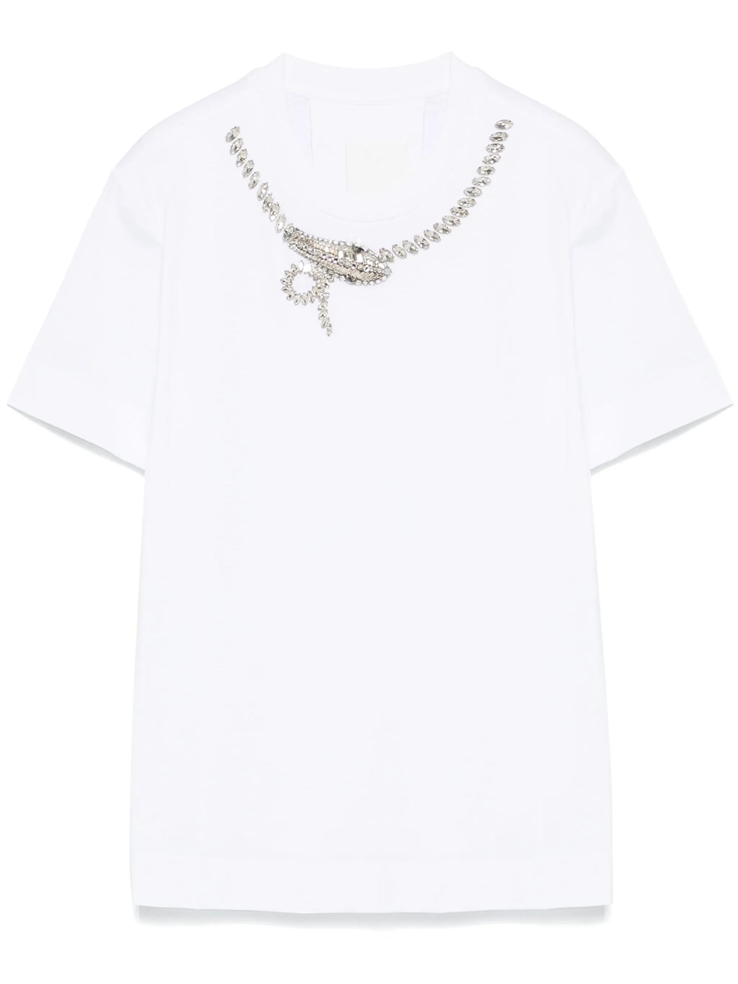 crystal-detail T-shirt