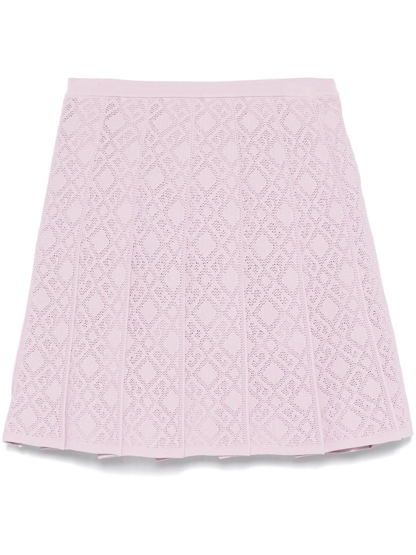 pleated mini skirt