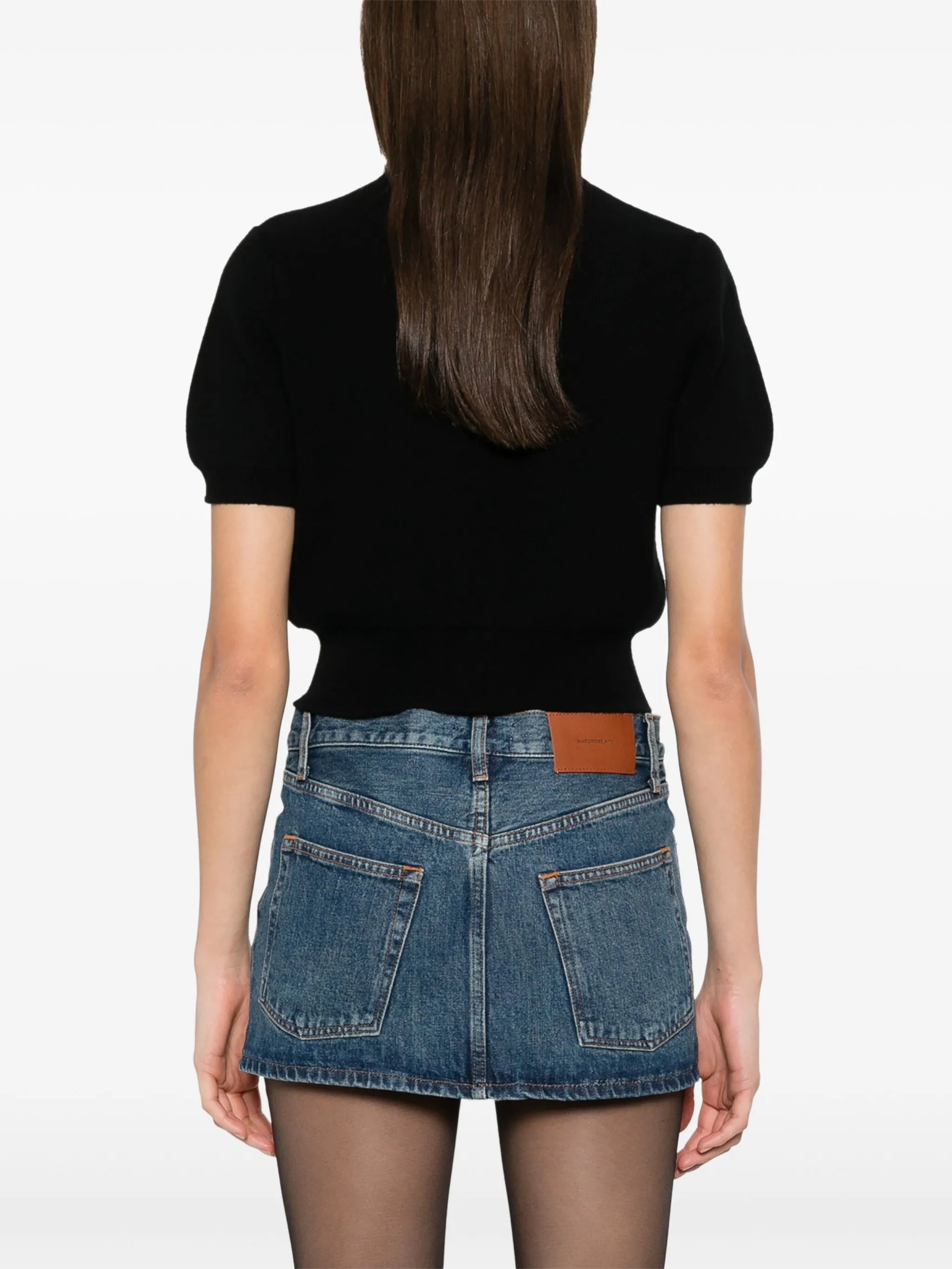 crystal-embellished T-shirt