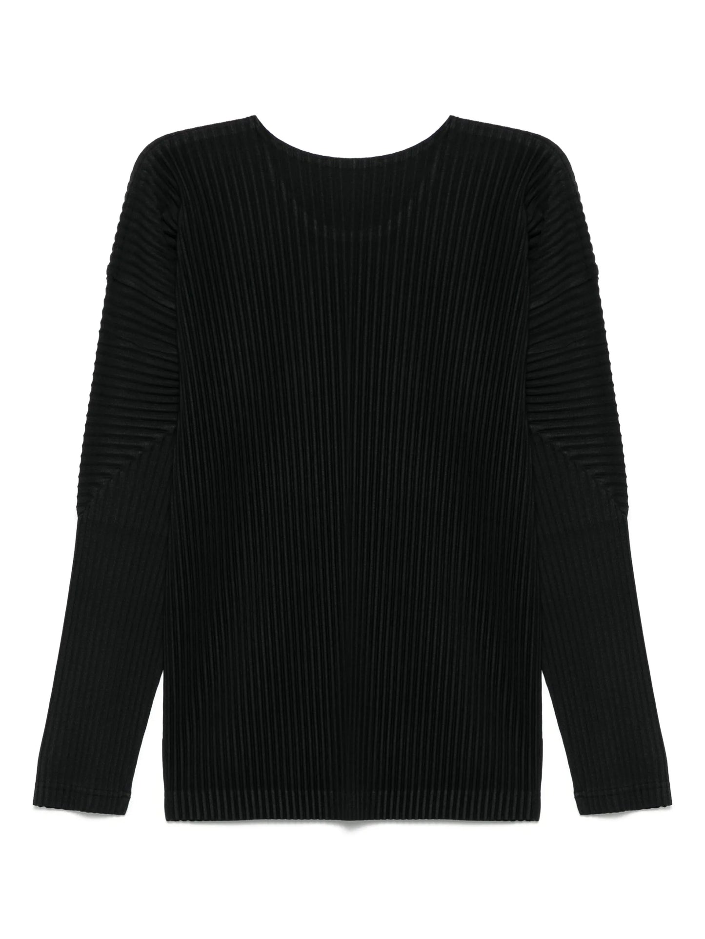 plissé-effect T-shirt