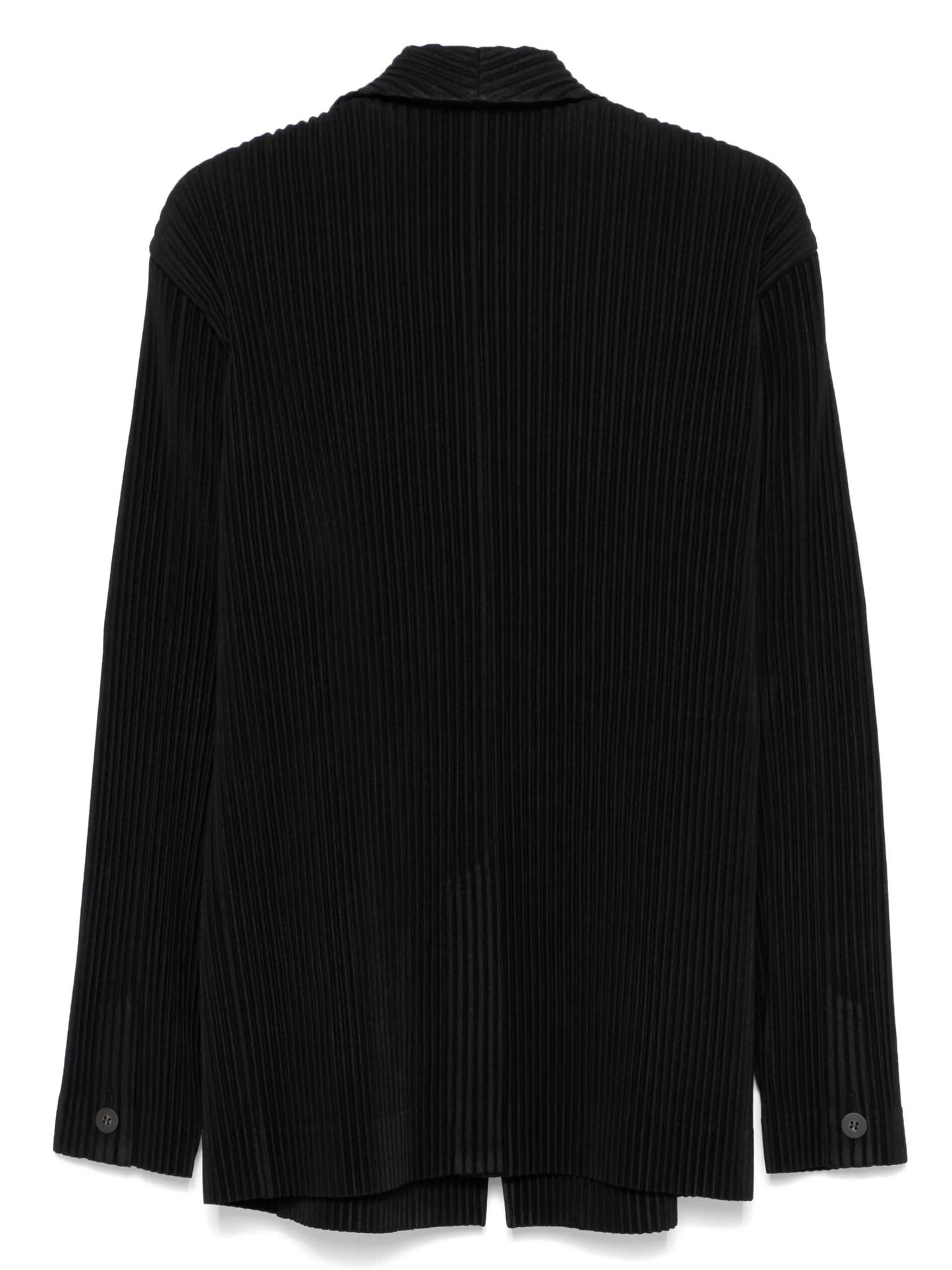 plissé blazer