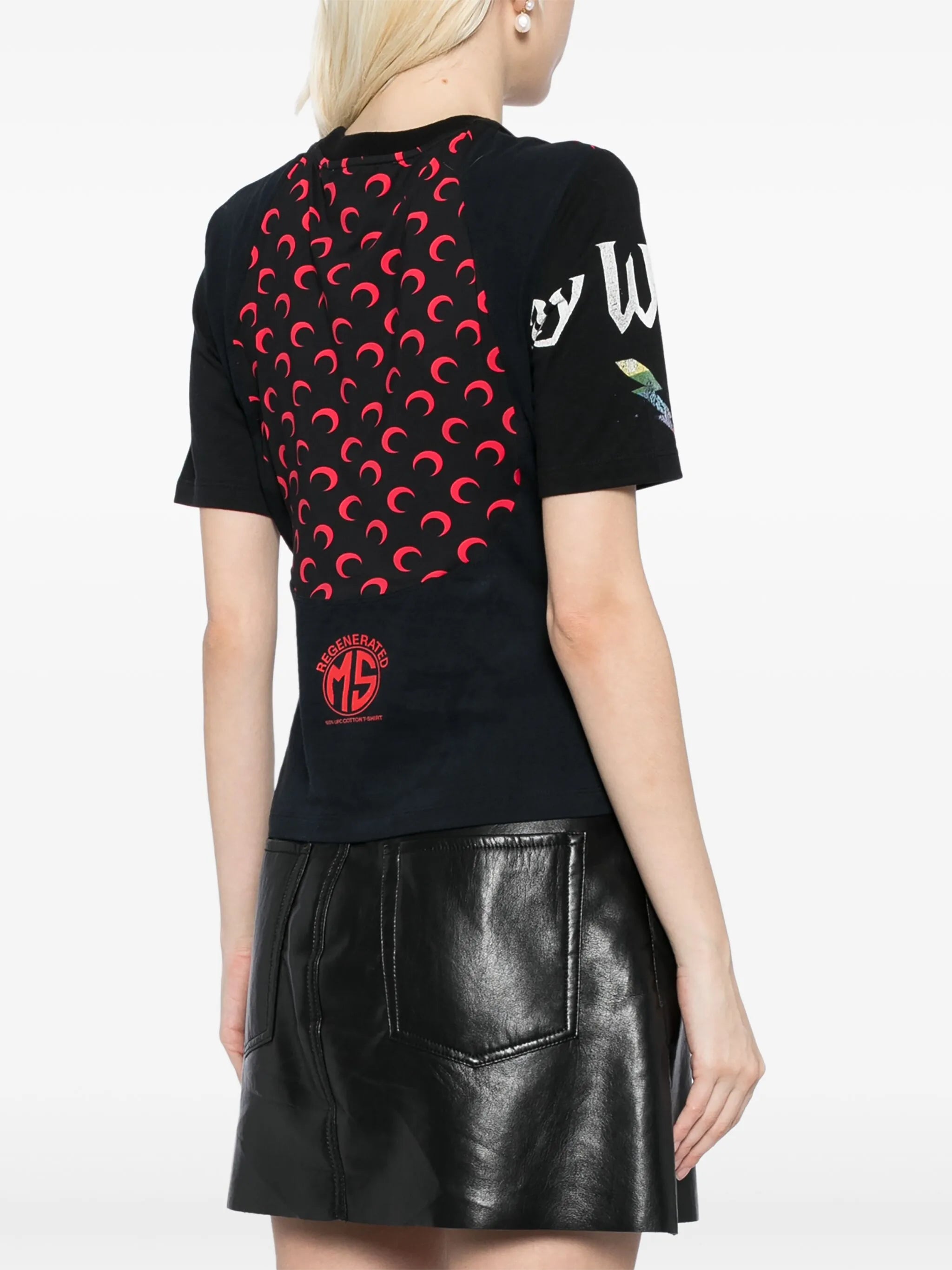 Regenerated graphic-print T-shirt