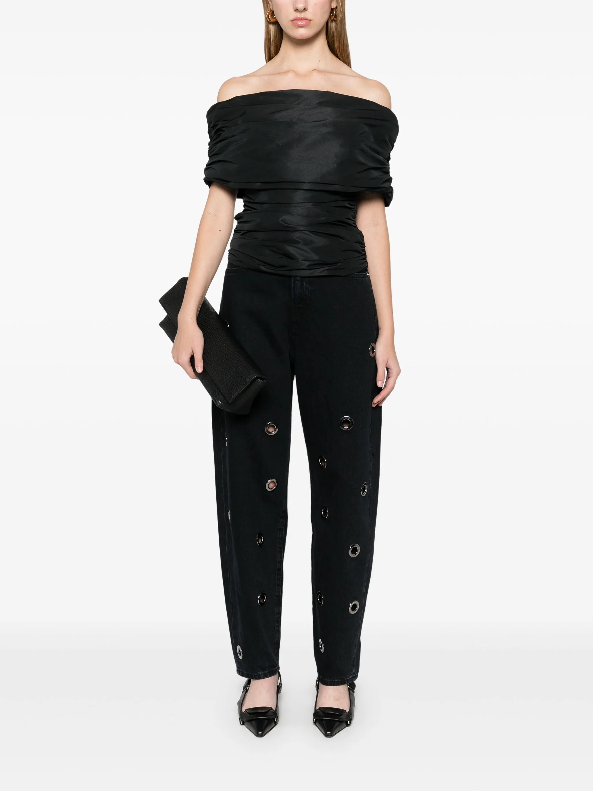 Narrow Grommet jeans