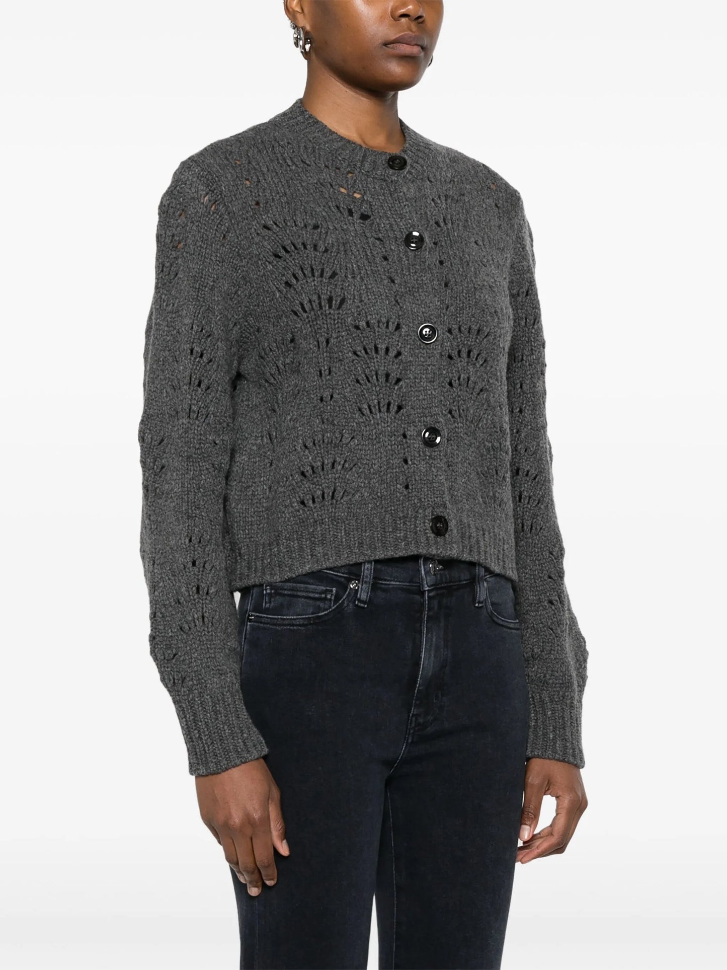 textured cardigan