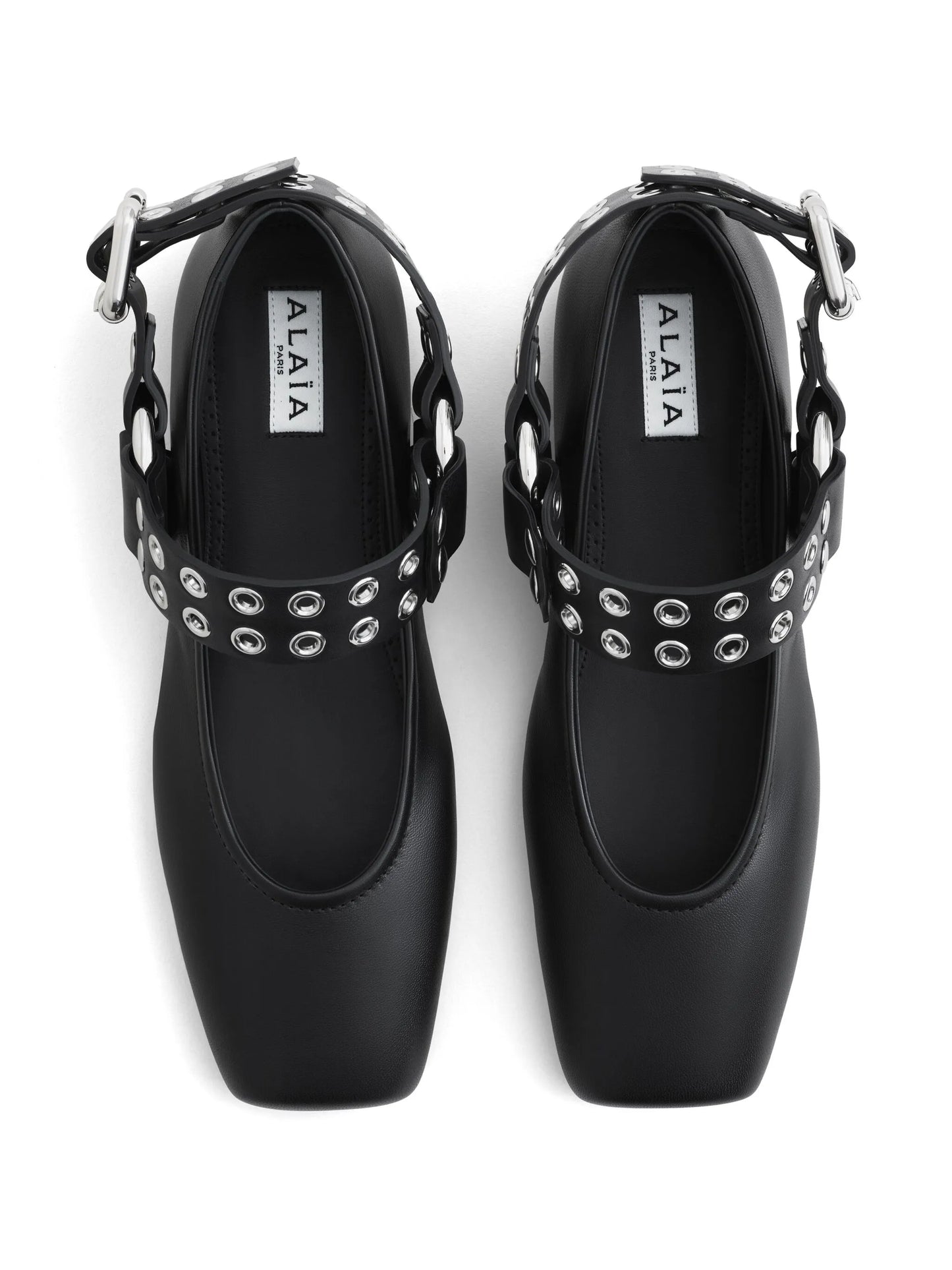 leather ballet flats