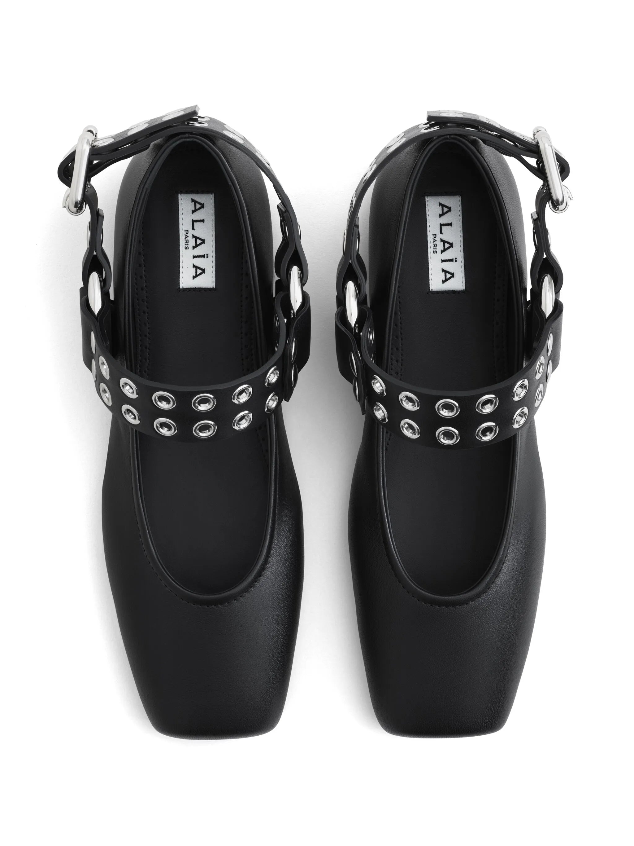 leather ballet flats