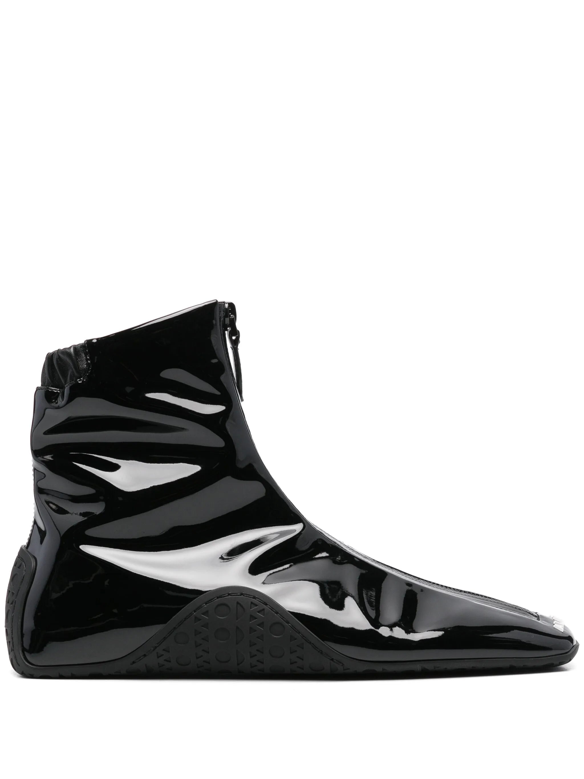 logo-embossed sneakers