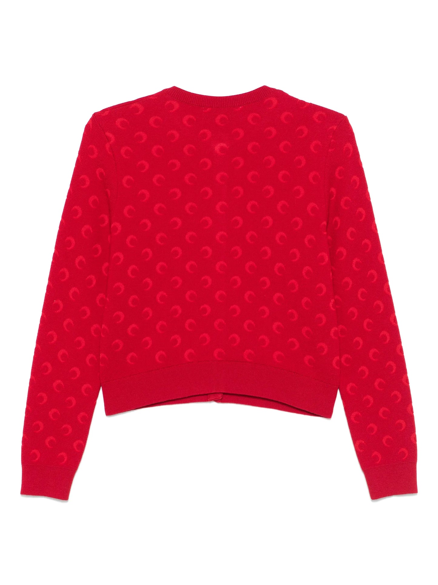 moon-jacquard cardigan