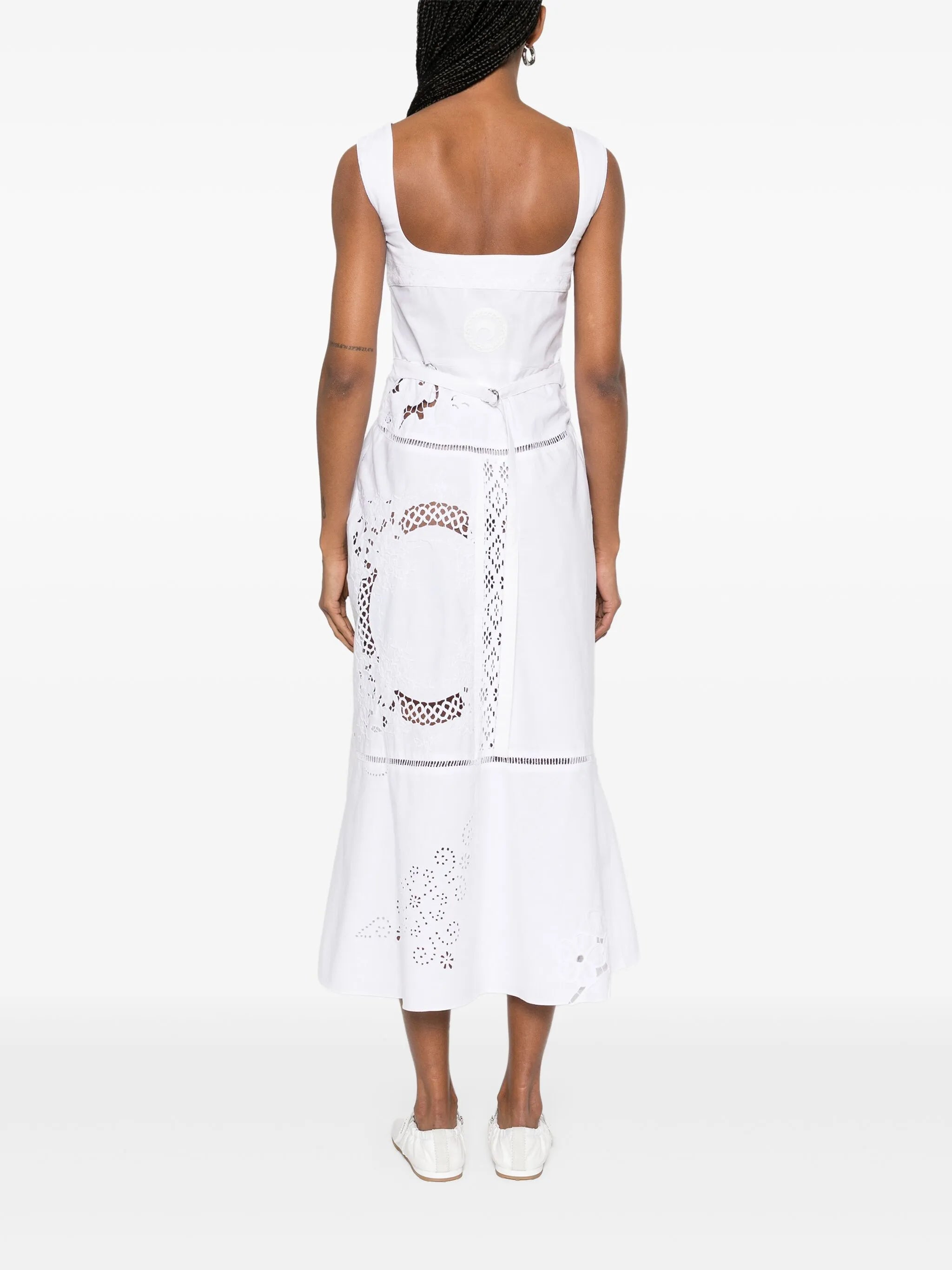 Regenerated midi dress