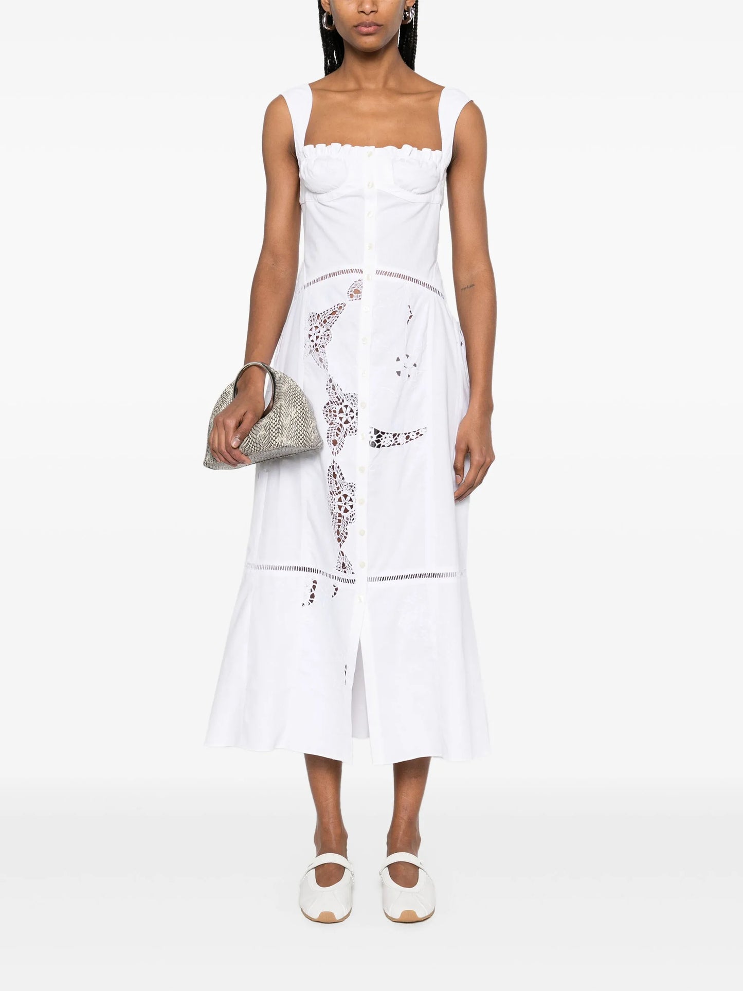 Regenerated midi dress