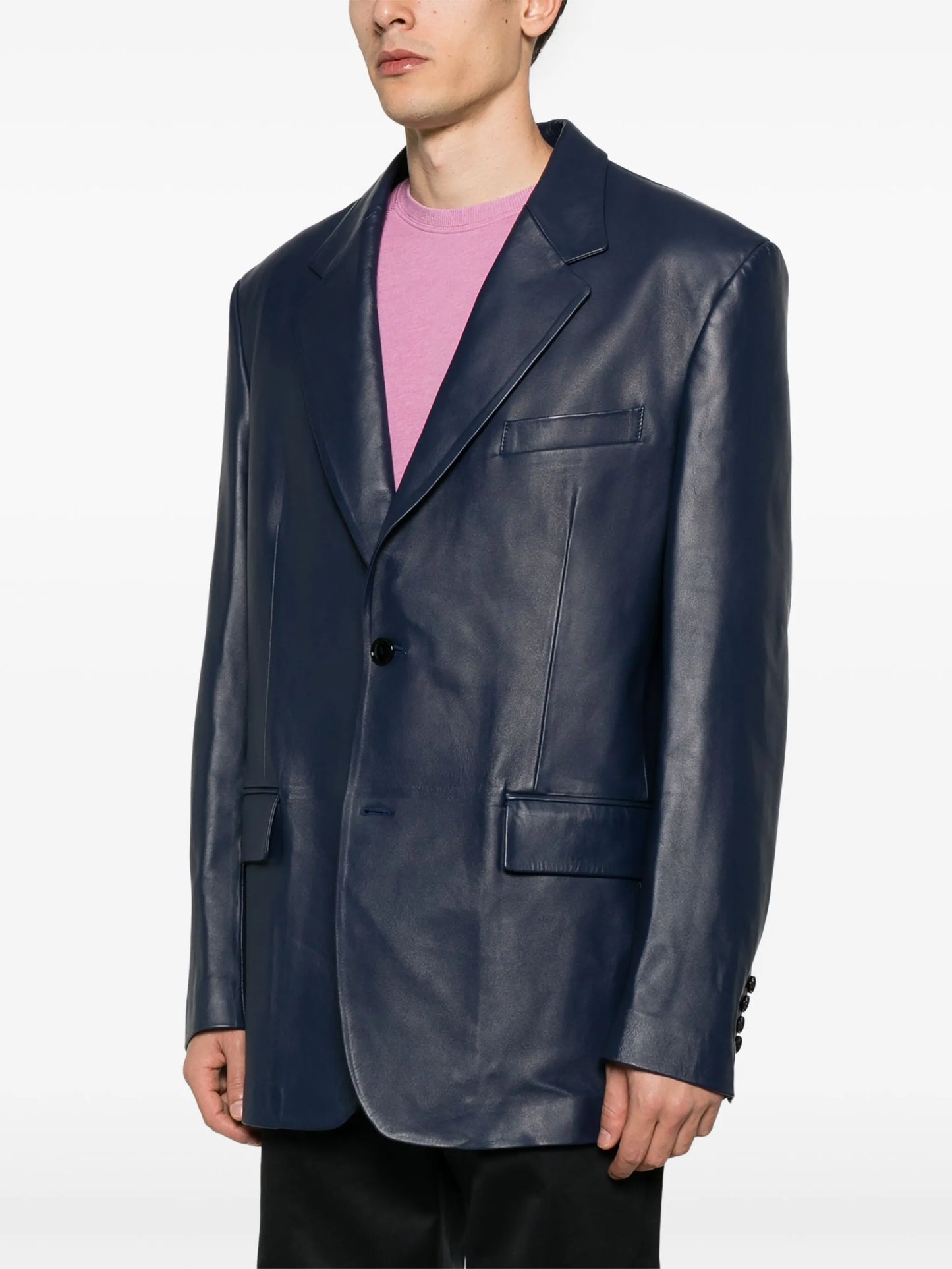 leather blazer