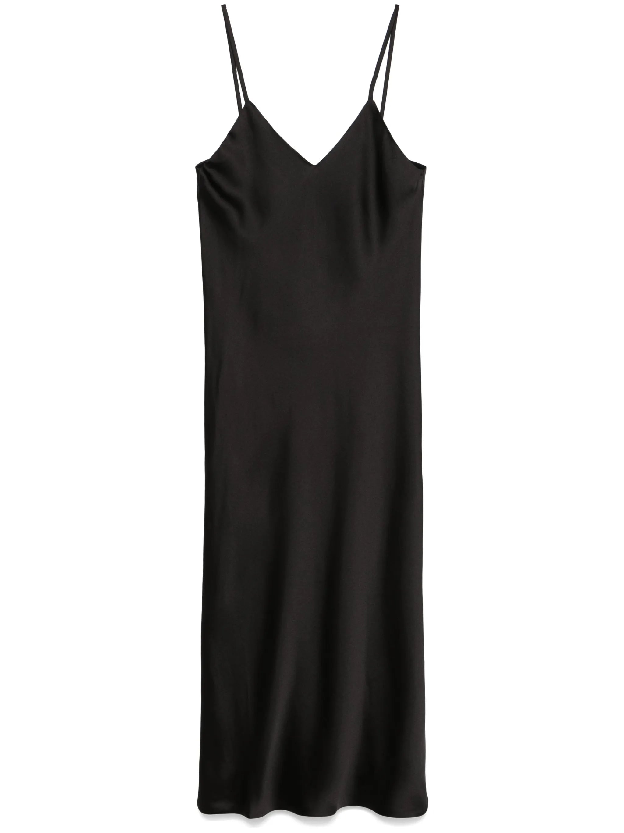 bias-cut slip midi dress