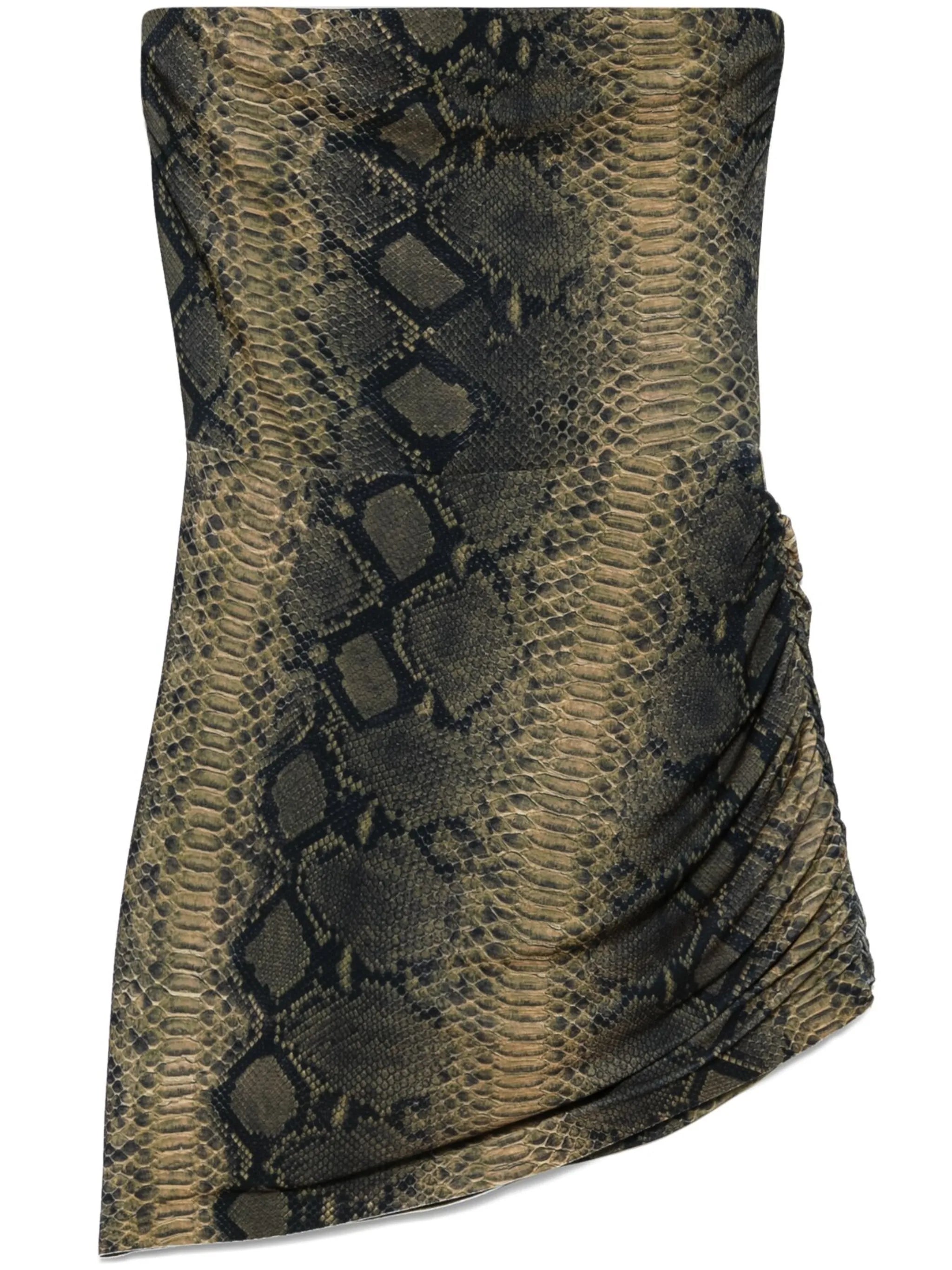 strapless mini dress