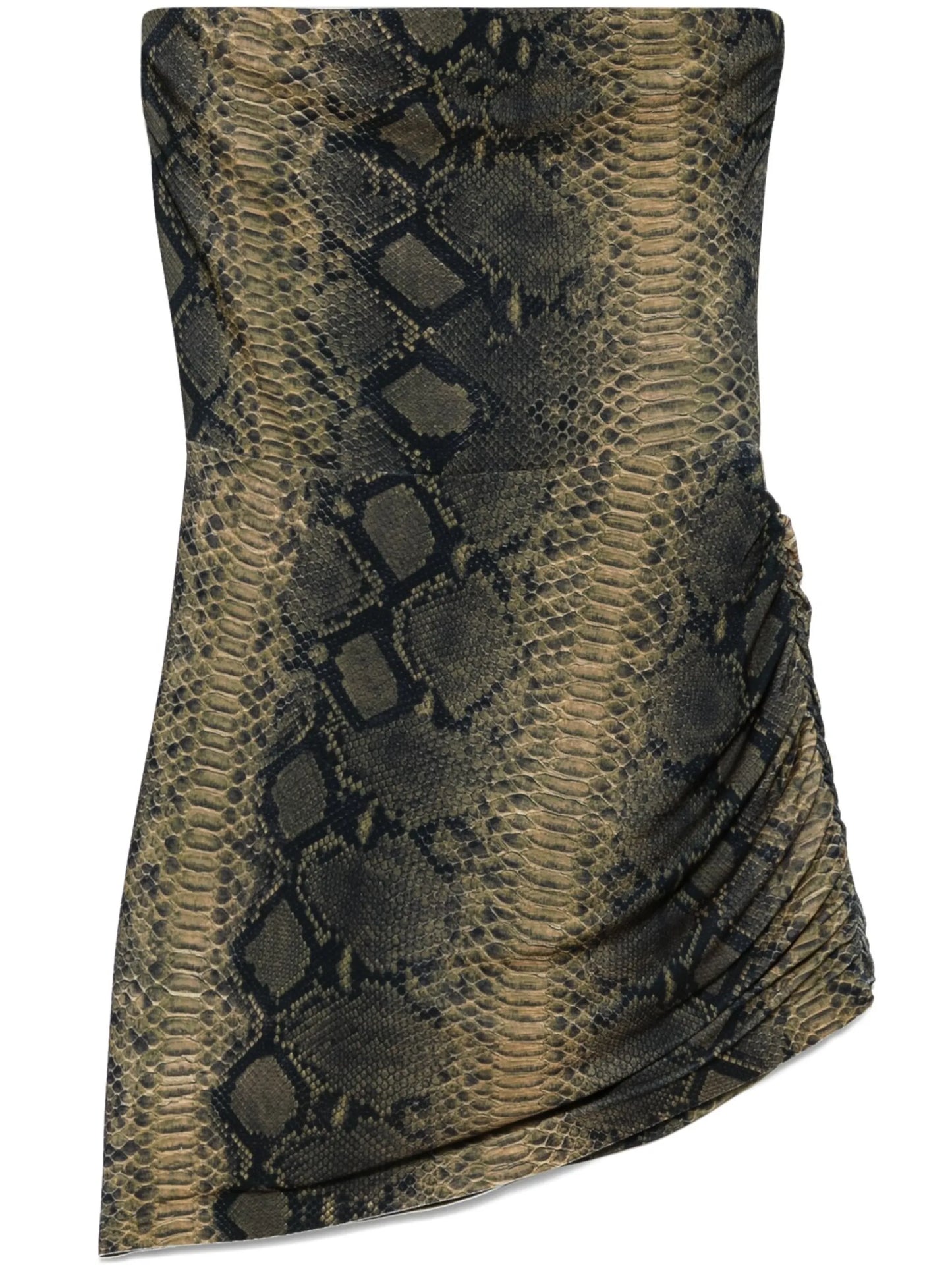 strapless mini dress