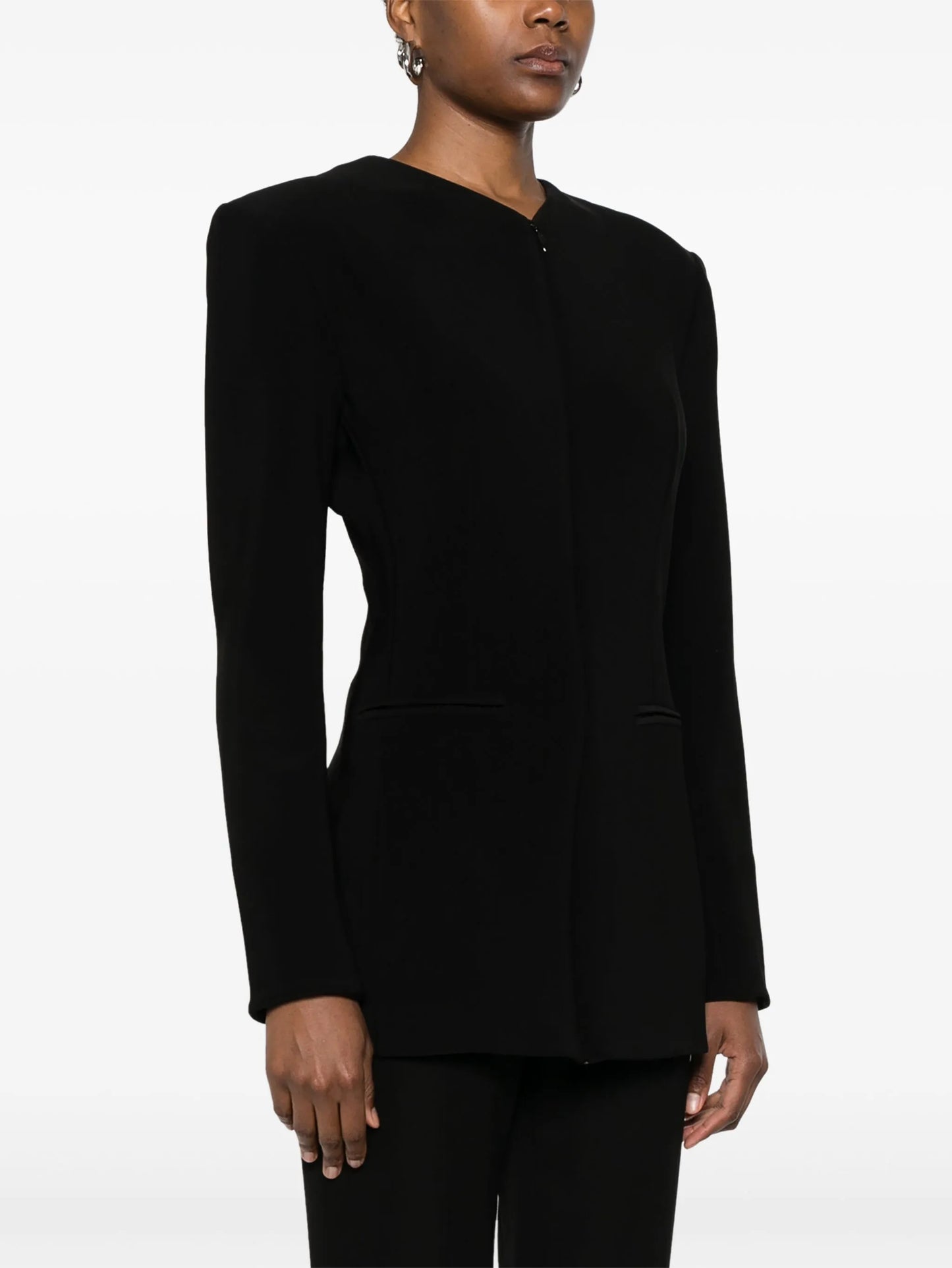 long-sleeve zip-up jacket